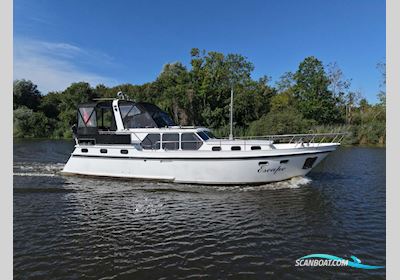 Valkkruiser Content 13.00 AK Cabrio Motorboat 2001, with DAF engine, The Netherlands