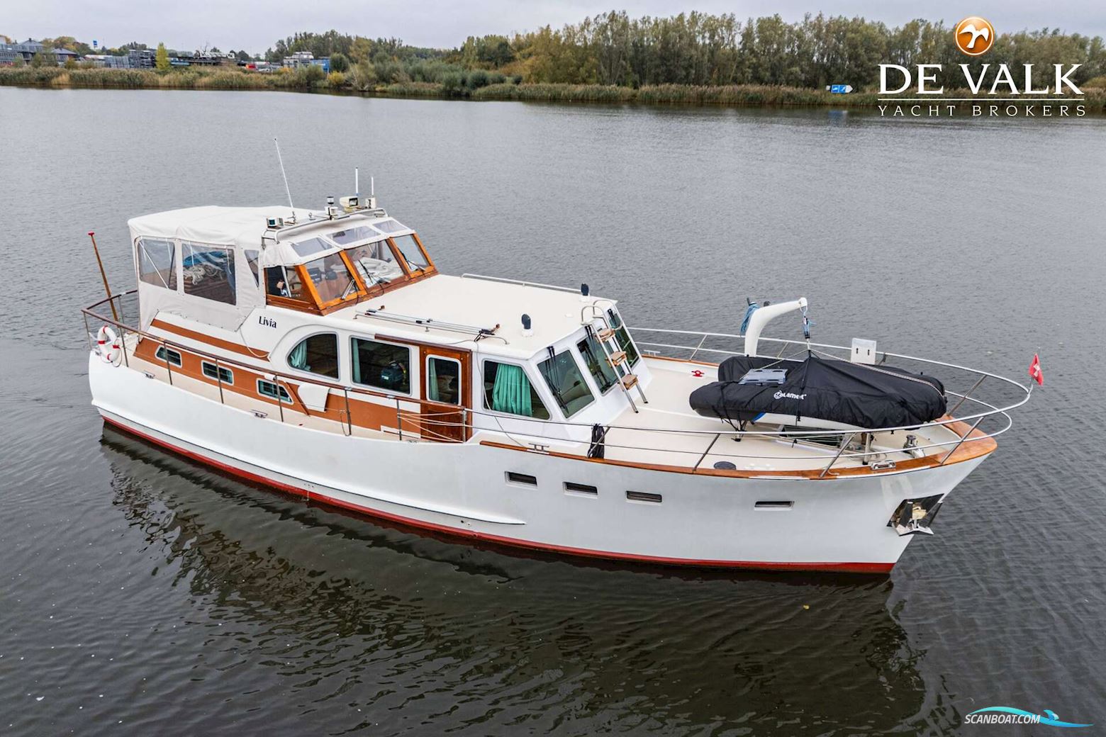 Van de Voorde 13.75 Motorboat 1961, with Caterpillar engine, The Netherlands