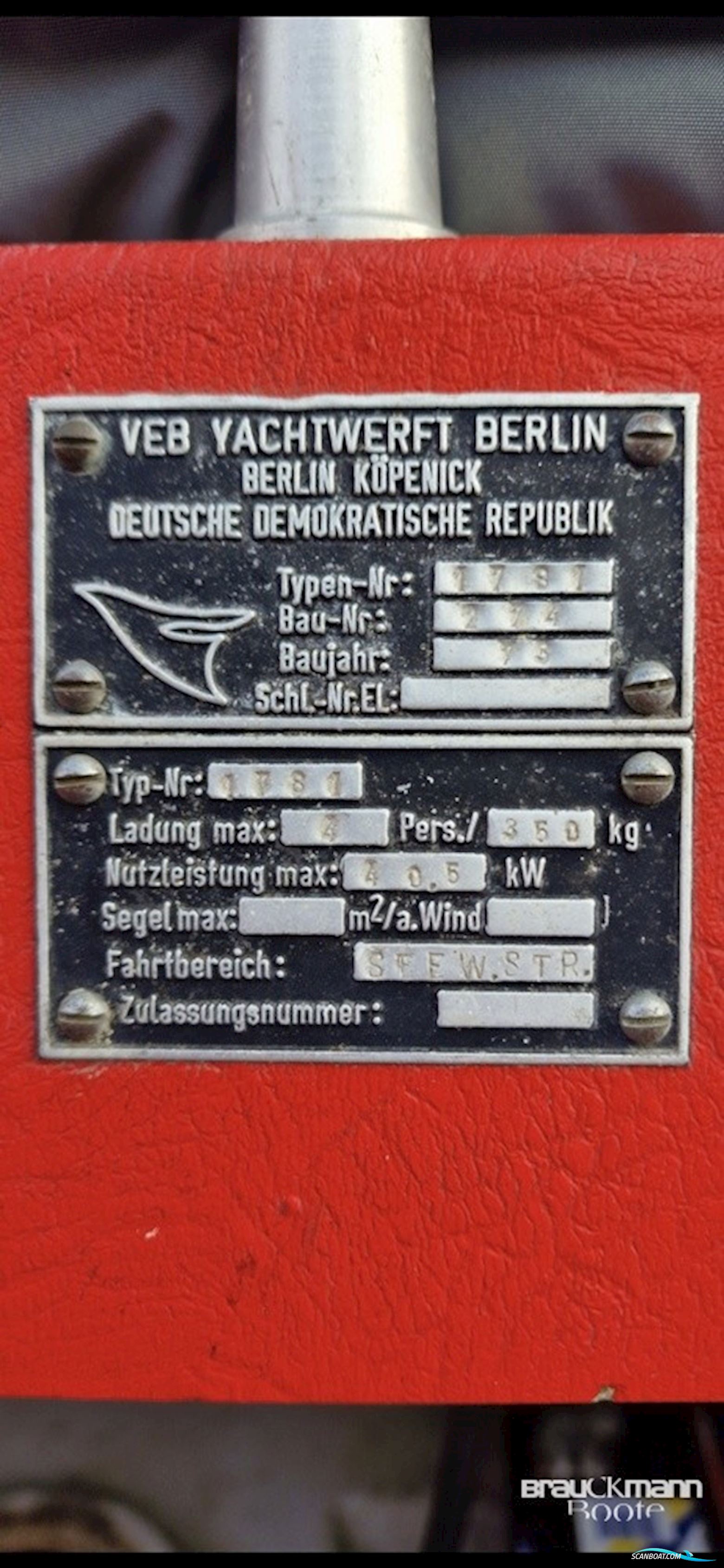Veb Yachtwerft Berlin Merlin