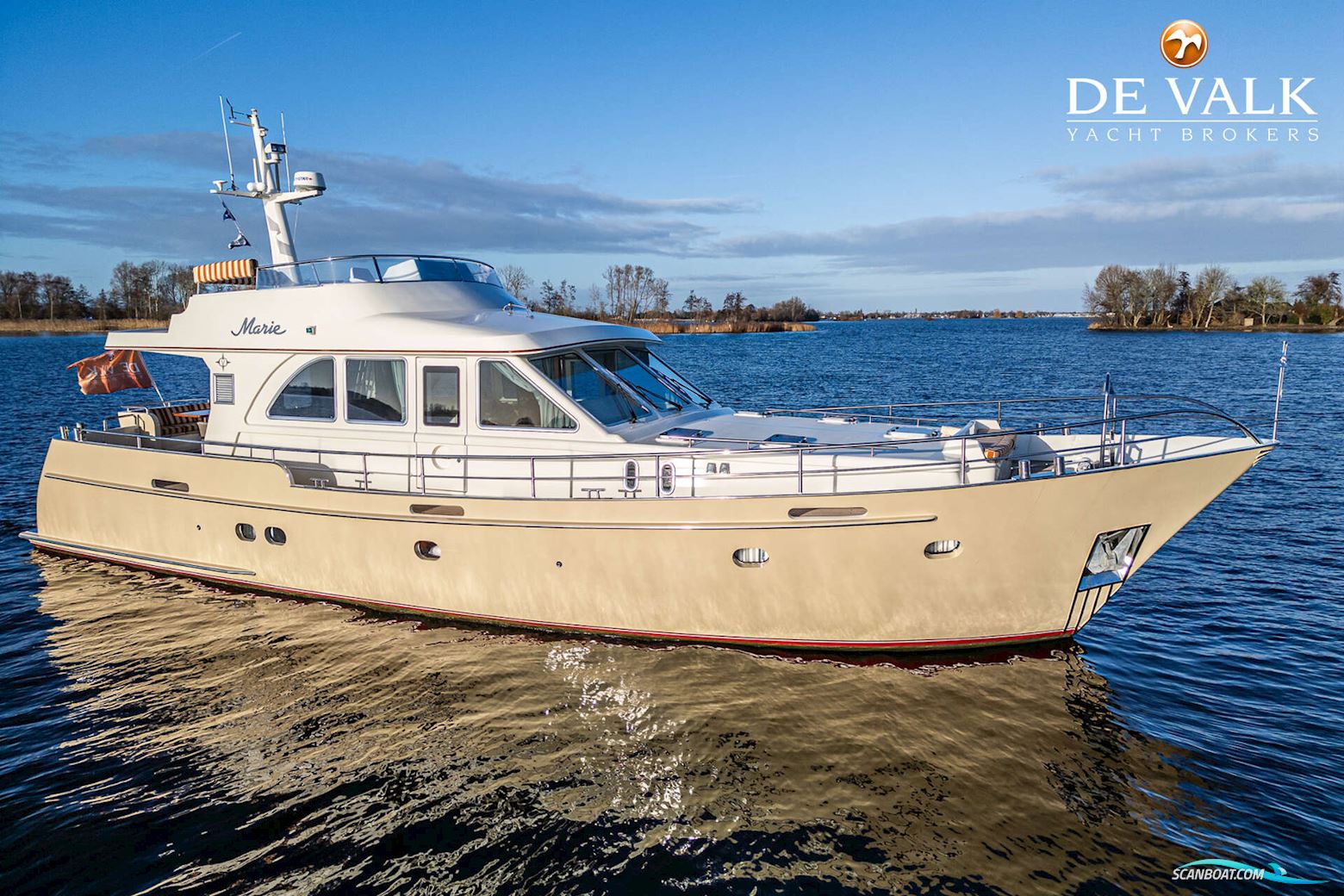 Vennekens Trawler 1800 Motorboat 2010, with Caterpillar engine, The Netherlands