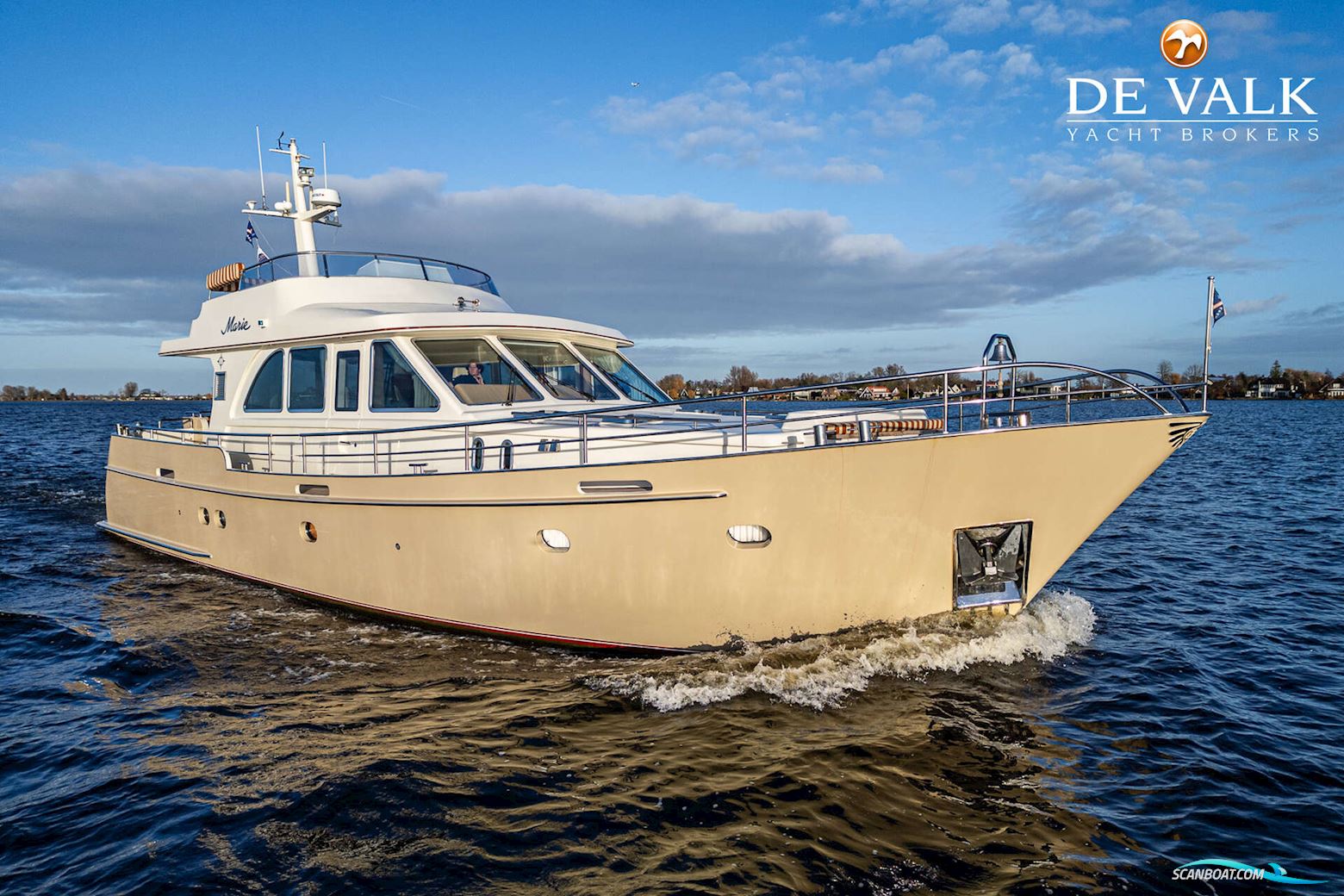 Vennekens Trawler 1800 Motorboat 2010, with Caterpillar engine, The Netherlands