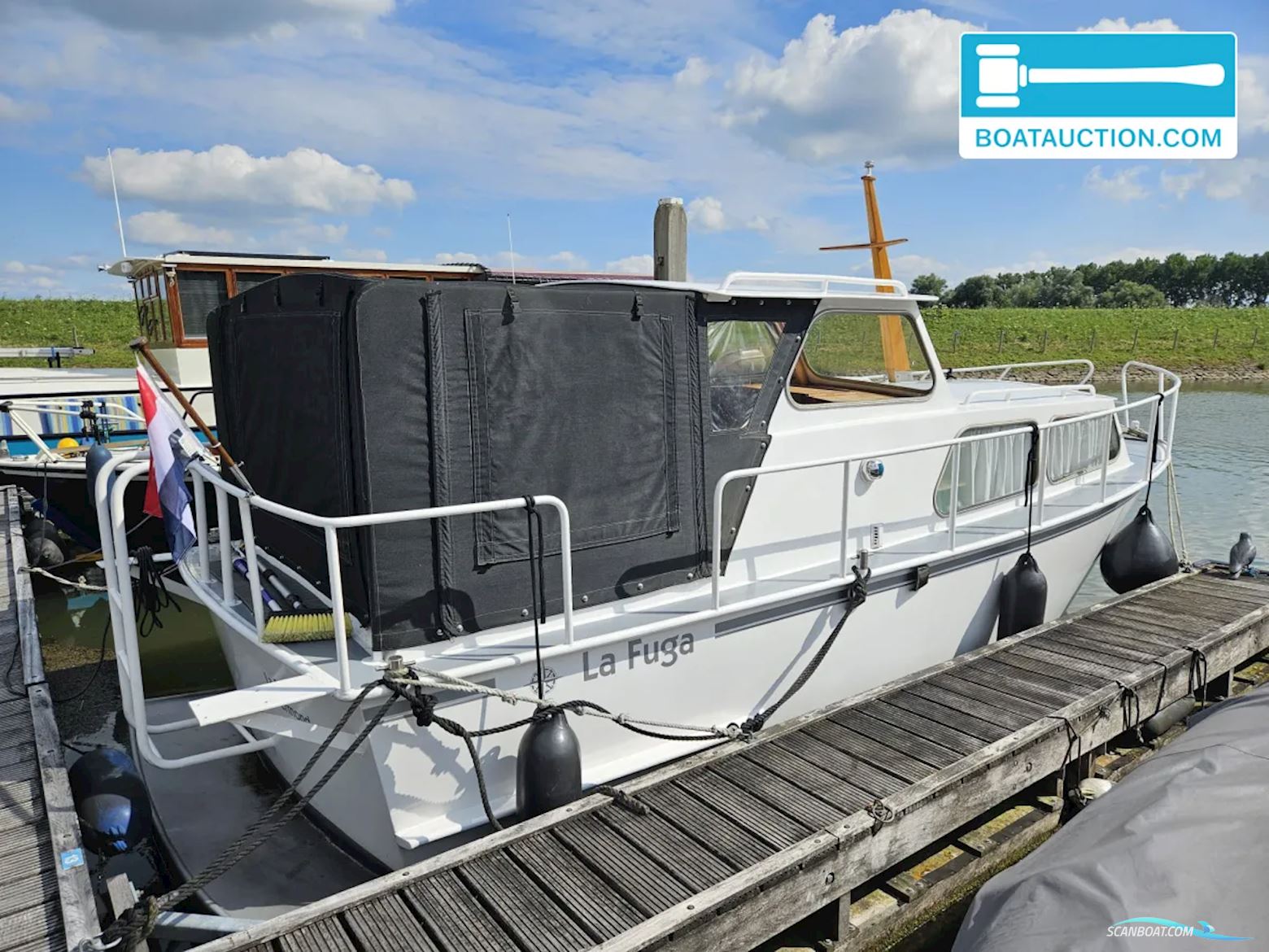 Verhoef Kruiser Motorboat 1976, with Vetus M3.28 engine, The Netherlands