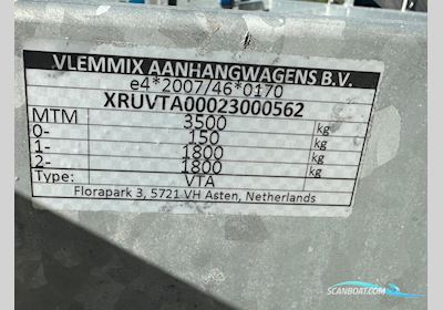 Vlemmix 3500 Q trailer Motorboat 2023, The Netherlands