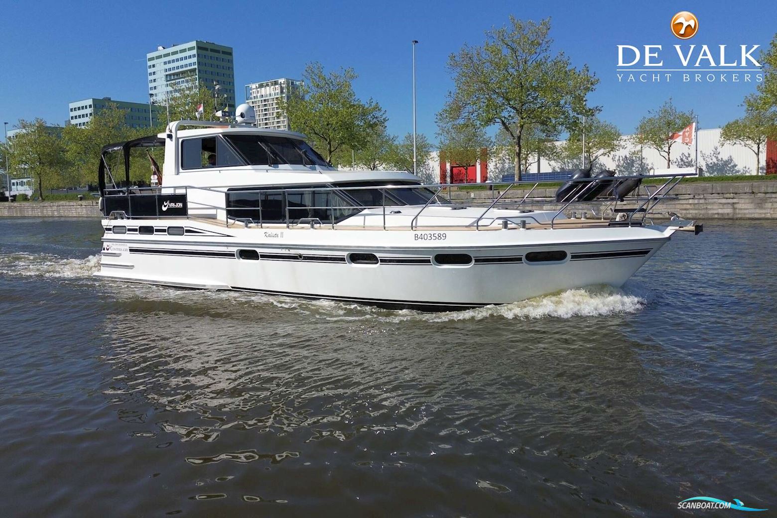 Vri-Jon Contessa 45 Motorboat 2002, with Steyer engine, The Netherlands