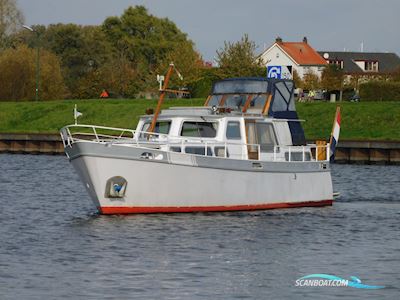 Waddenkruiser  1200 AK Motorboat 1978, with Ford Lehman engine, The Netherlands