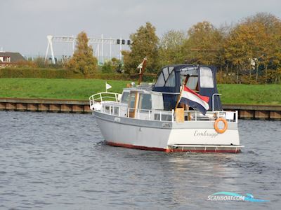 Waddenkruiser  1200 AK Motorboat 1978, with Ford Lehman engine, The Netherlands