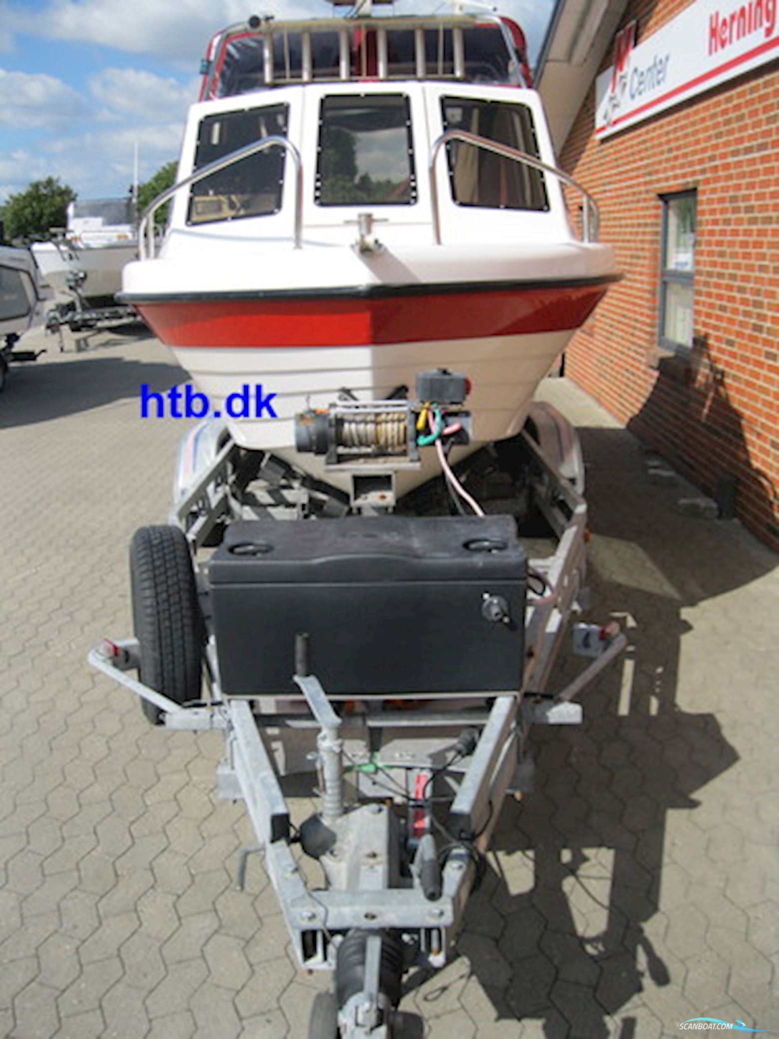 Warrior 175 m/Yamaha F150 hk 4-takt og Indespension 2600 kg boggitrailer - SOLGT !