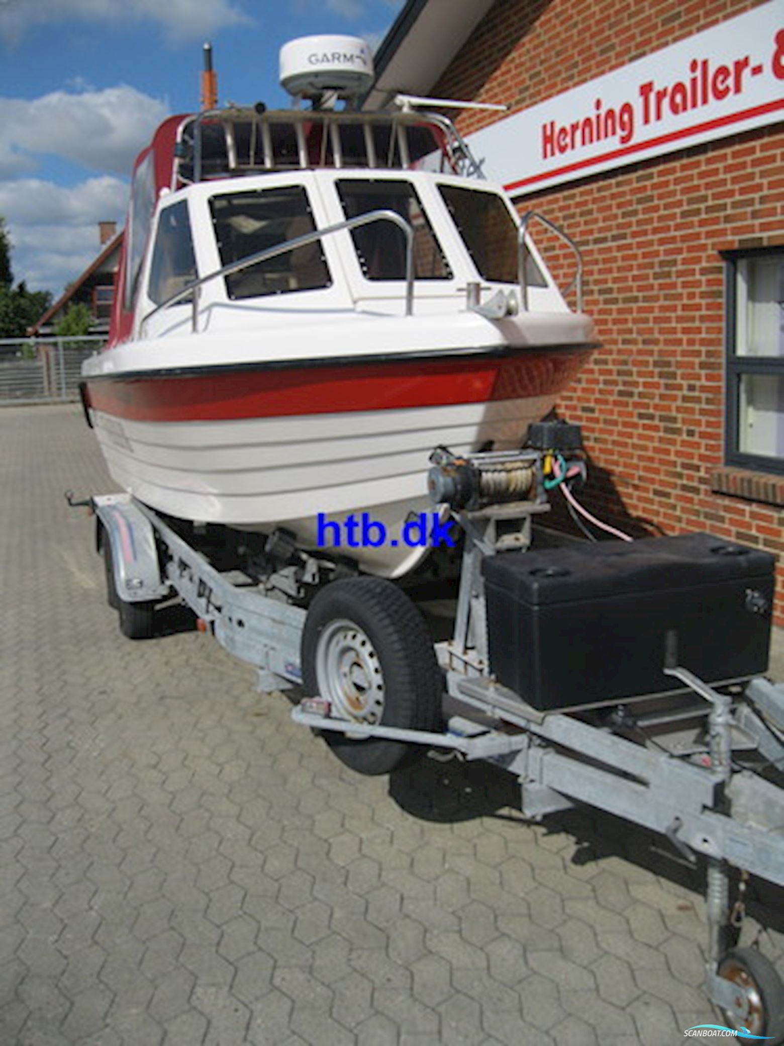 Warrior 175 m/Yamaha F150 hk 4-takt og Indespension 2600 kg boggitrailer - SOLGT !