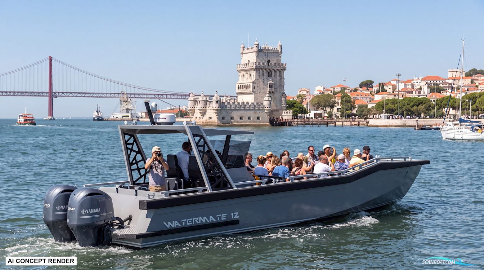 WaterMate Boats AO12 Safari Motorboat 2027, with Without engines, fitted to order (400 to 700 hp) engine, Estonia