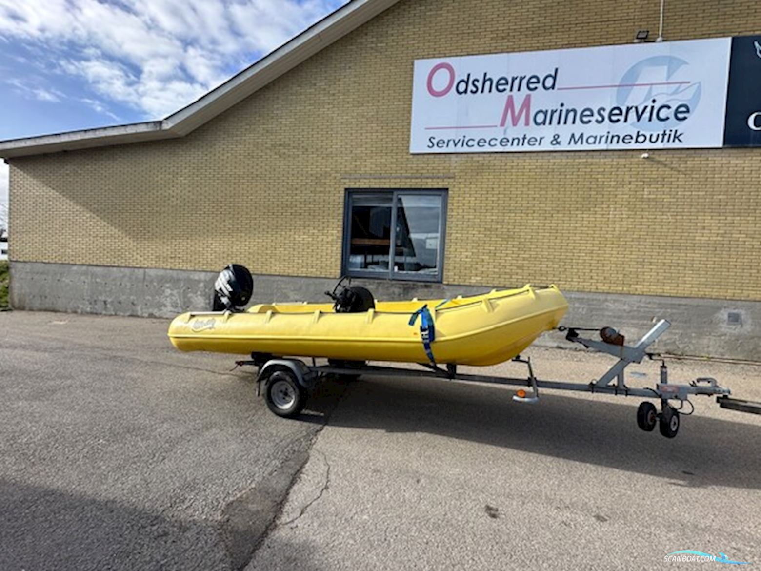 Whaly 435 Med Mercury 25 Efi – Robust Arbejdsbåd Inkl. Ophalervogn Motorboat 2016, with Mercury engine, Denmark
