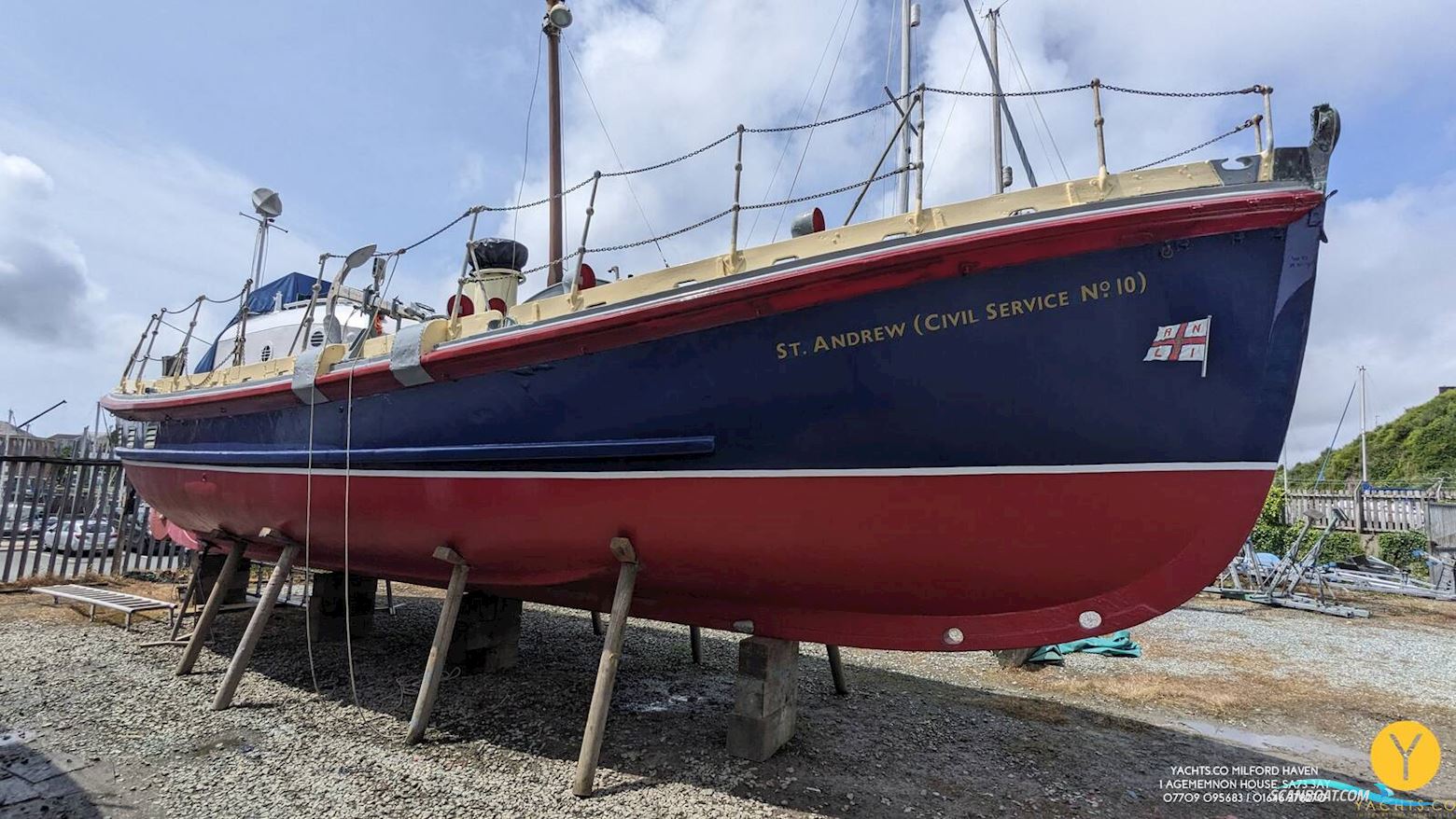 William Osbourne Watson 41 EX Rnli Lifeboat Motorboat 1952, with Ford engine, United Kingdom