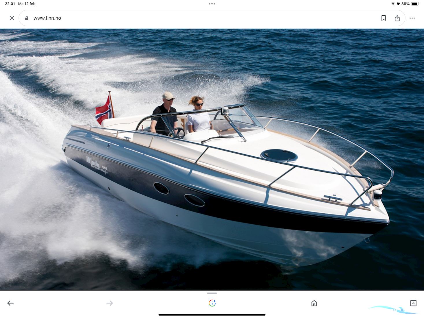 Windy 845 Oceancraft Motorboat 2003, with Volvo Penta Kad300 engine, The Netherlands