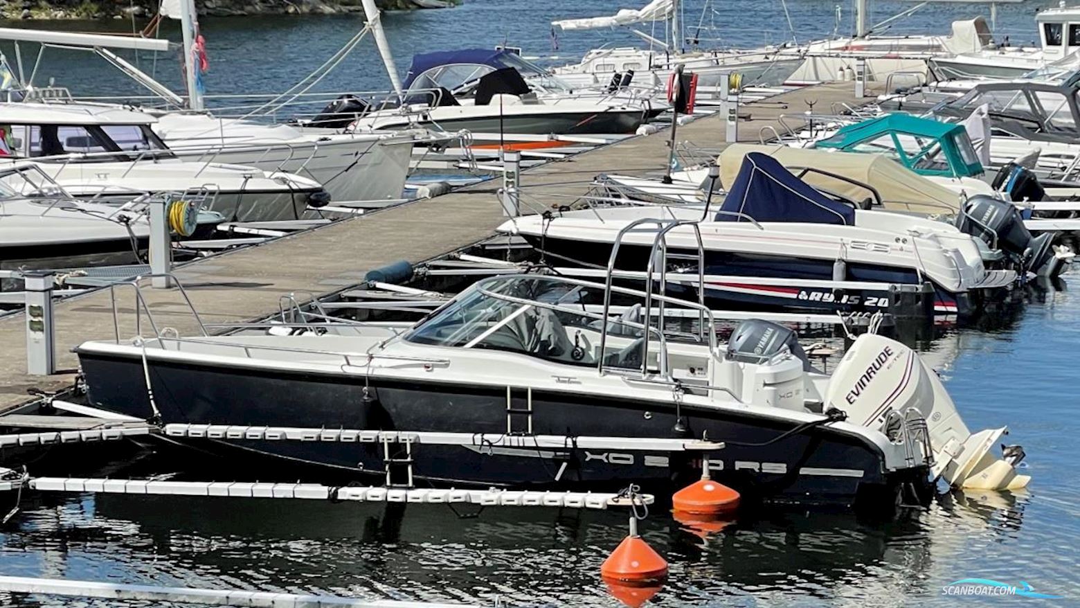 XO 240 RS Open Motorboat 2011, with Evinrude engine, Sweden