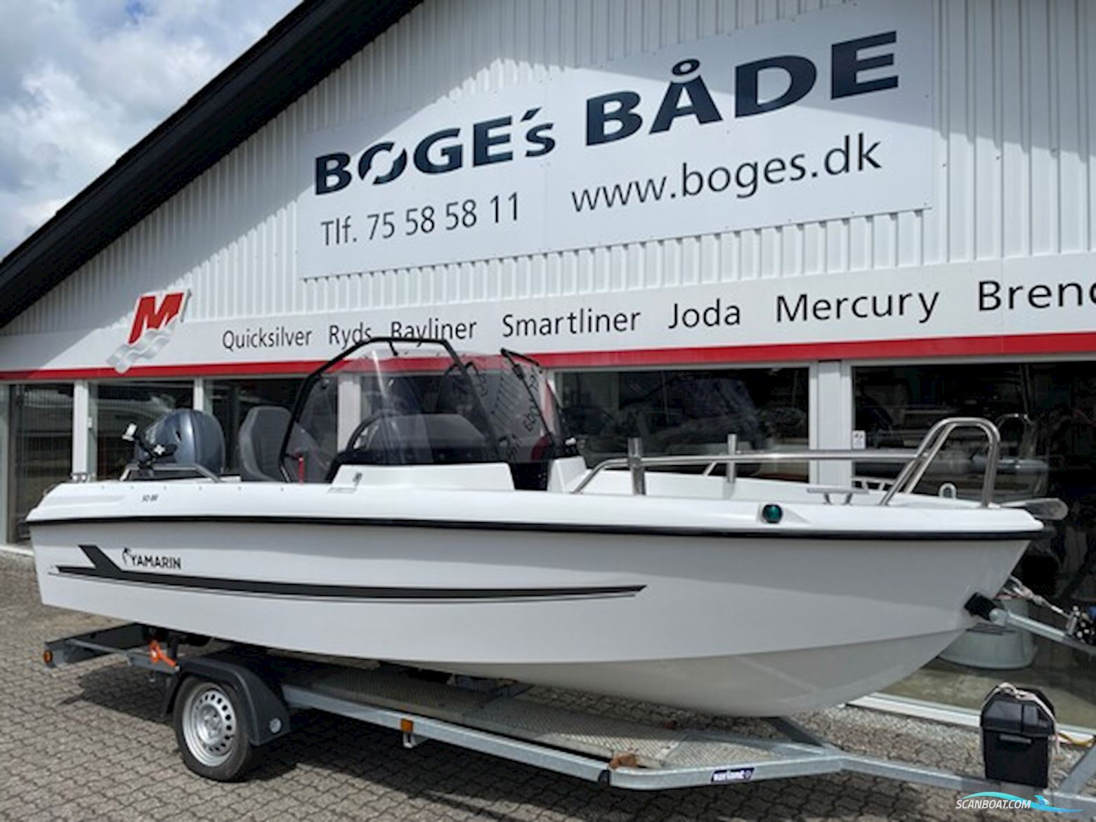 Yamarin 50 BR Med Yamaha F60 Elpt Efi og Variant Ocean 750 kg Trailer - Solgt