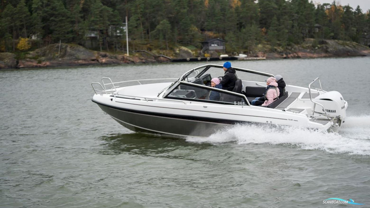 Yamarin Cross 75 BR Motorboat 2024, with  Yamaha engine, Sweden