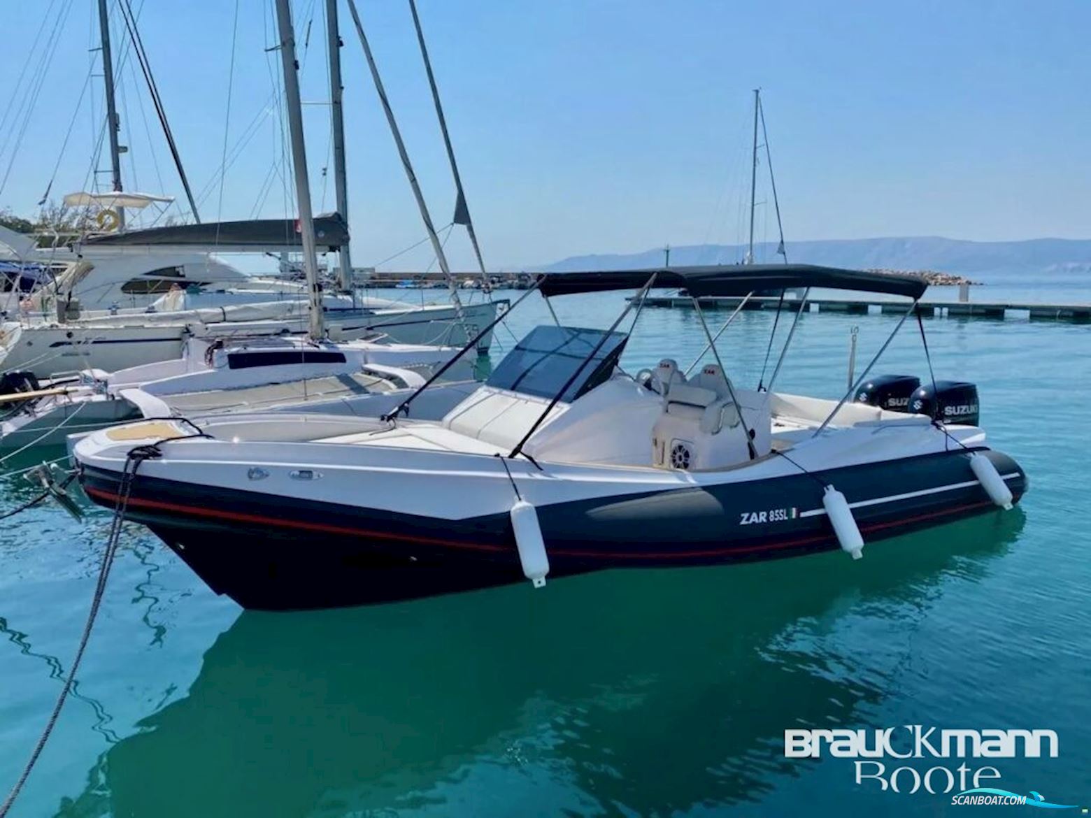 Zar Formenti 85 SL Motorboat 2019, with Suzuki engine, Croatia