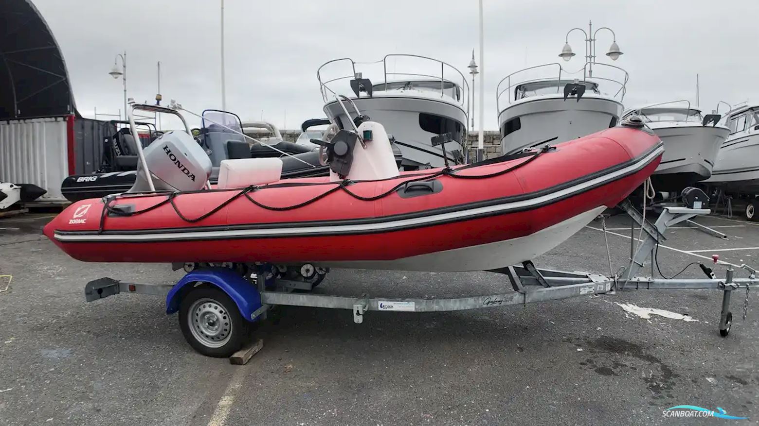 Zodiac Pro 9 Man Motorboat 2002, with Honda engine, Ireland