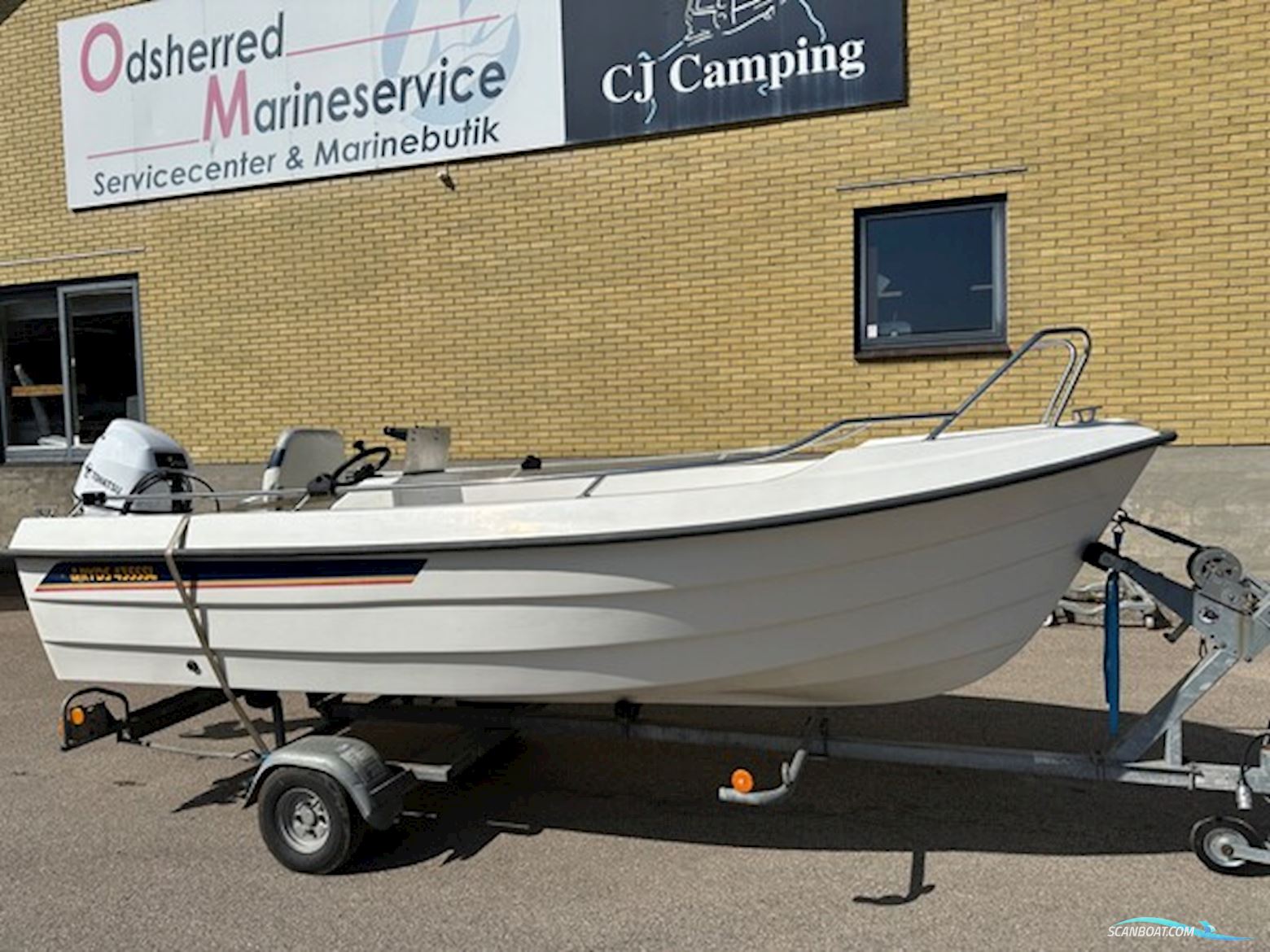 🚤 Ryds 435 SSL med 30 HK Tohatsu (2022) + trailer – Klar til vandet Pris: 79.000 kr. Motorboot 1999, mit Tohatsu motor, Dänemark