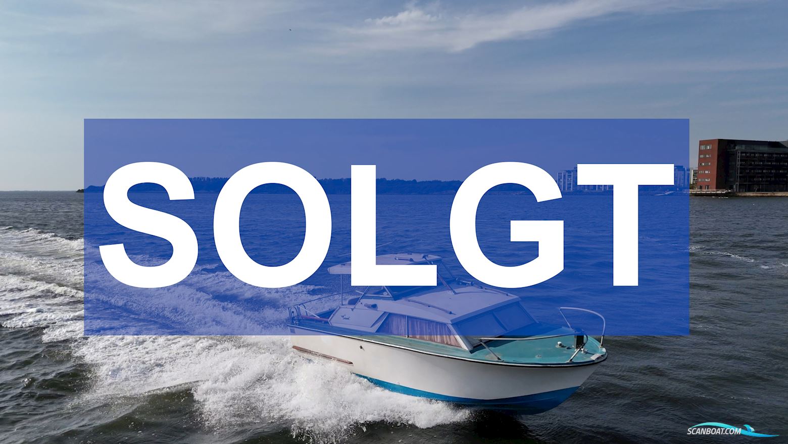 (Solgt!) Coronet 24 Cabin Motorboot 1970, mit Mercruiser motor, Dänemark