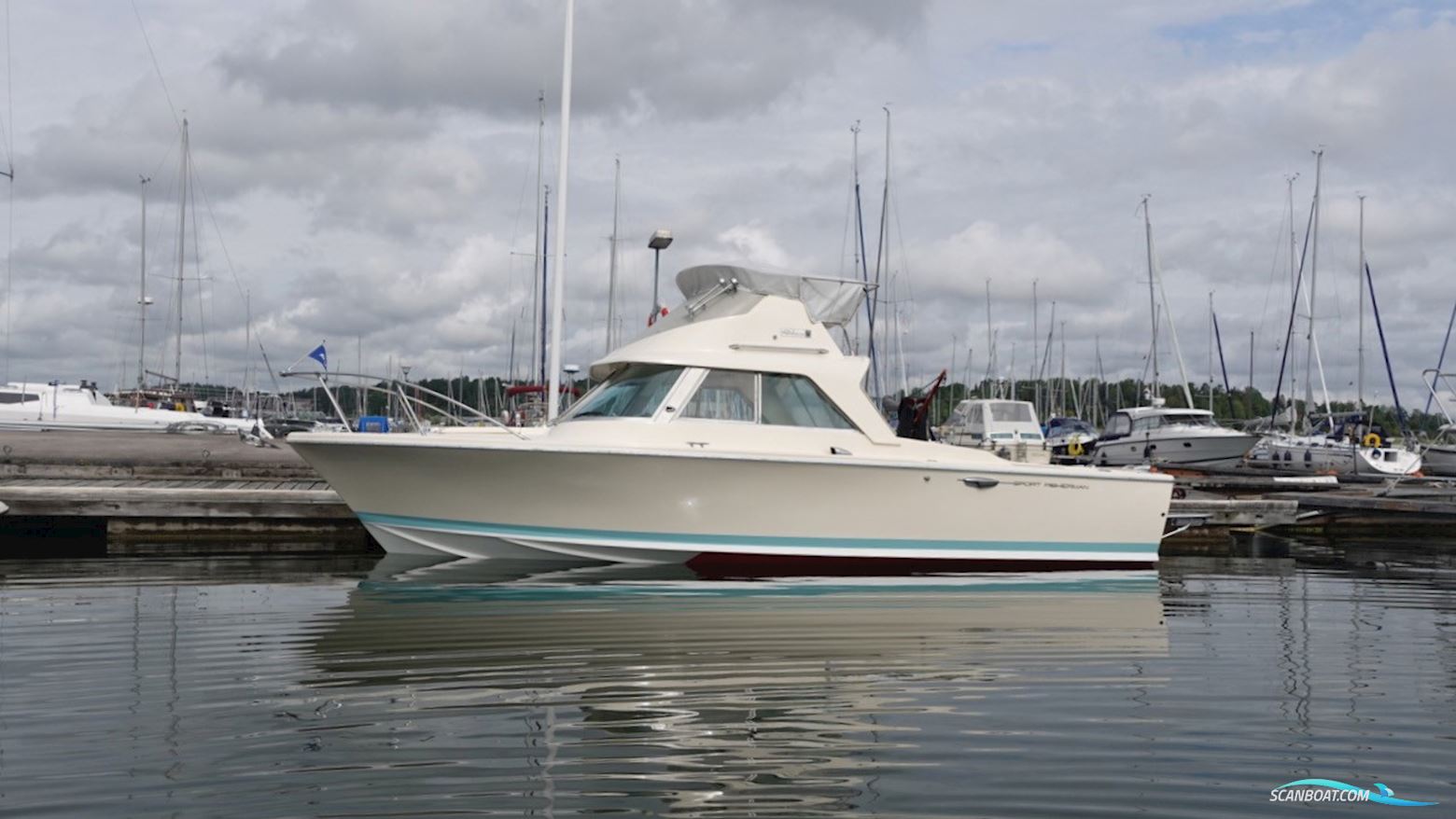 25 Sportfisherman Motorboot 1974, mit 2 x Riva Crusader motor, Sweden