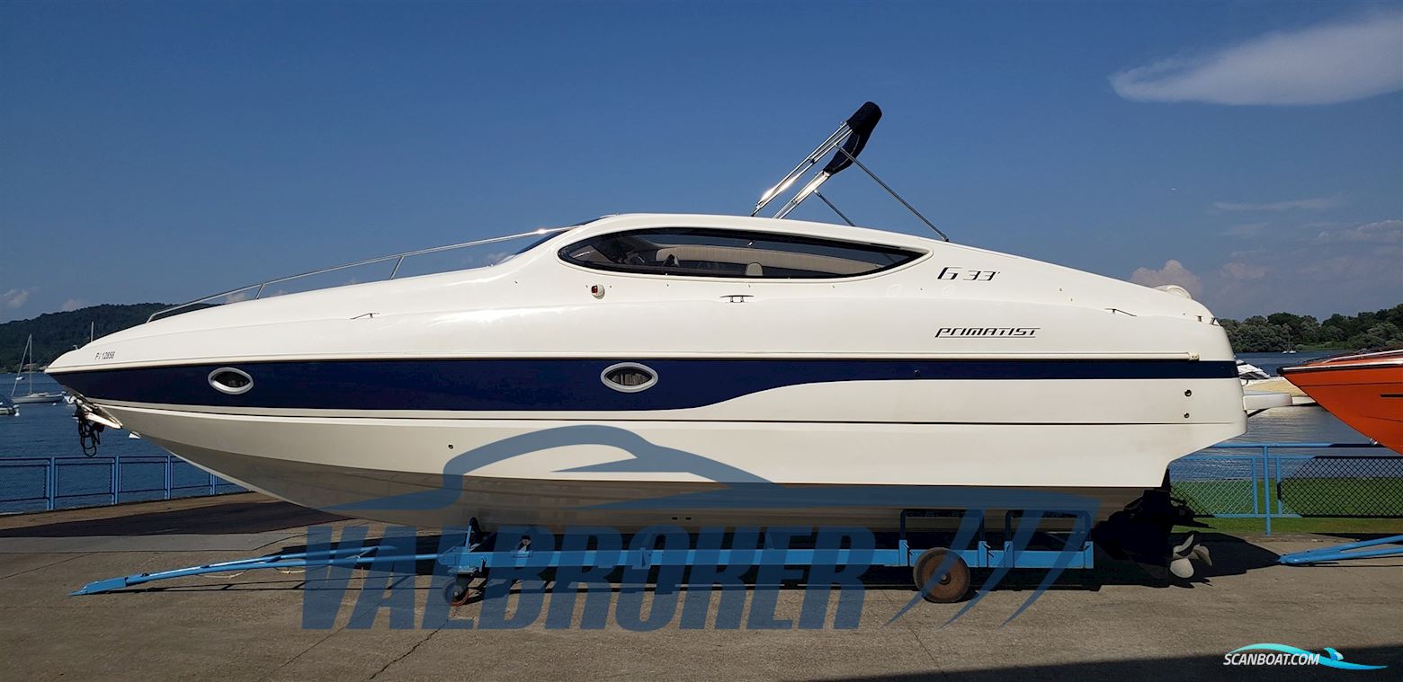 Abbate Bruno Primatist G 33 Motorboot 1998, mit Mercruiser 7.4 mpi V8 motor, Italien