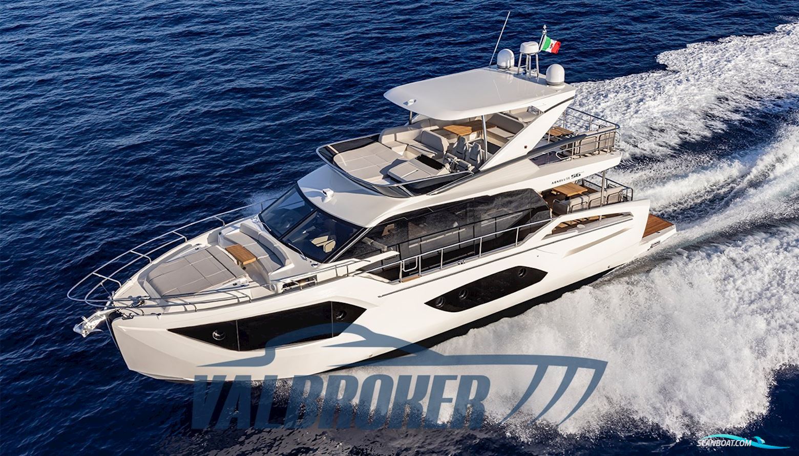 Absolute 56 Fly Motorboot 2025, mit Volvo Penta D11 Ips 950 motor, Italien