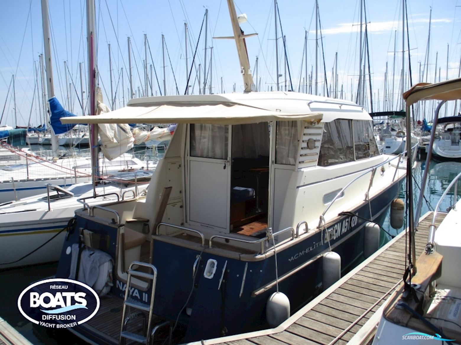 Acm Elite 31 Motorboot 1999, mit Yanmar 4Lha motor, Frankreich