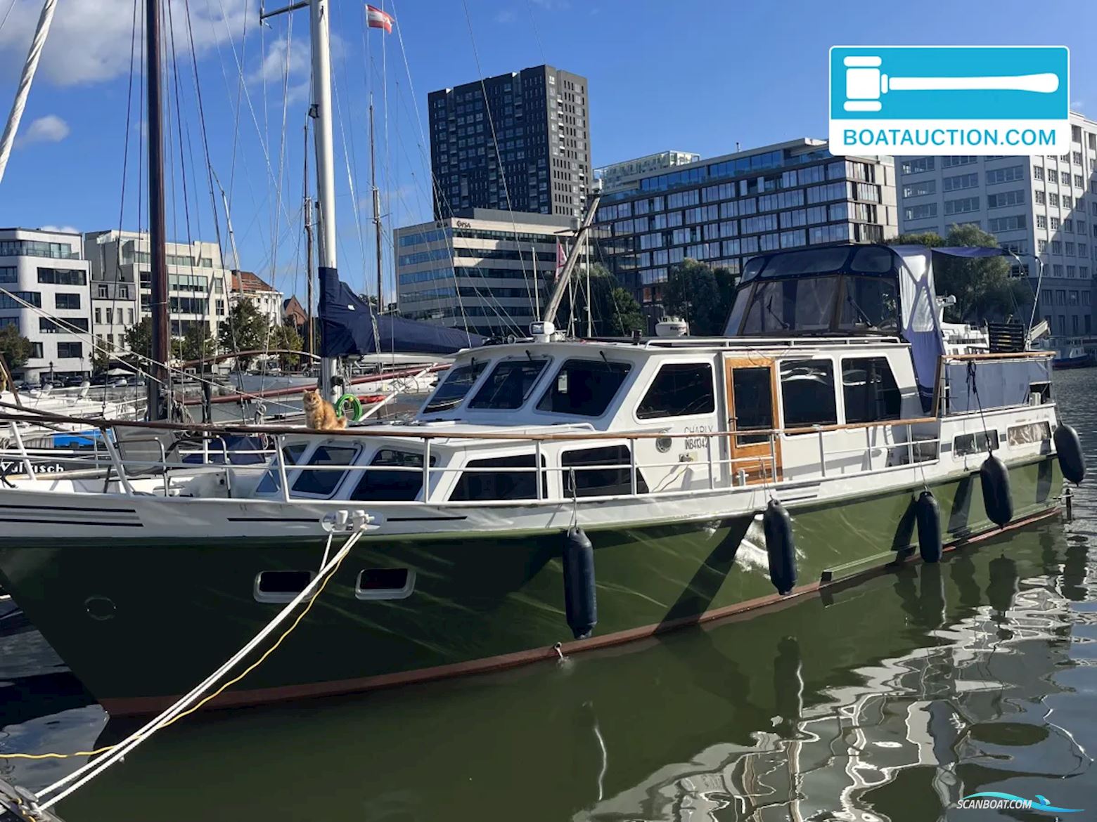 Altena 48 Motorboot 1980, mit Mercedes motor, Belgien