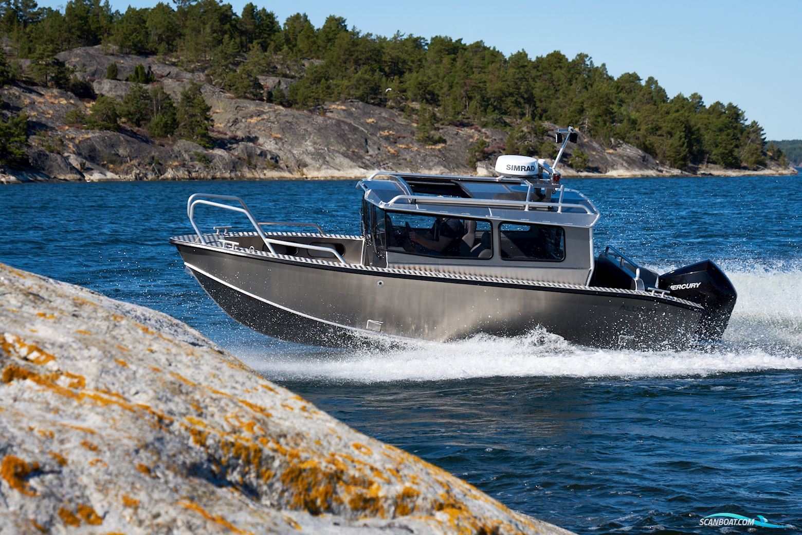 Alukin C650 Motorboot 2024, mit Mercury V6-200 hk motor, Sweden