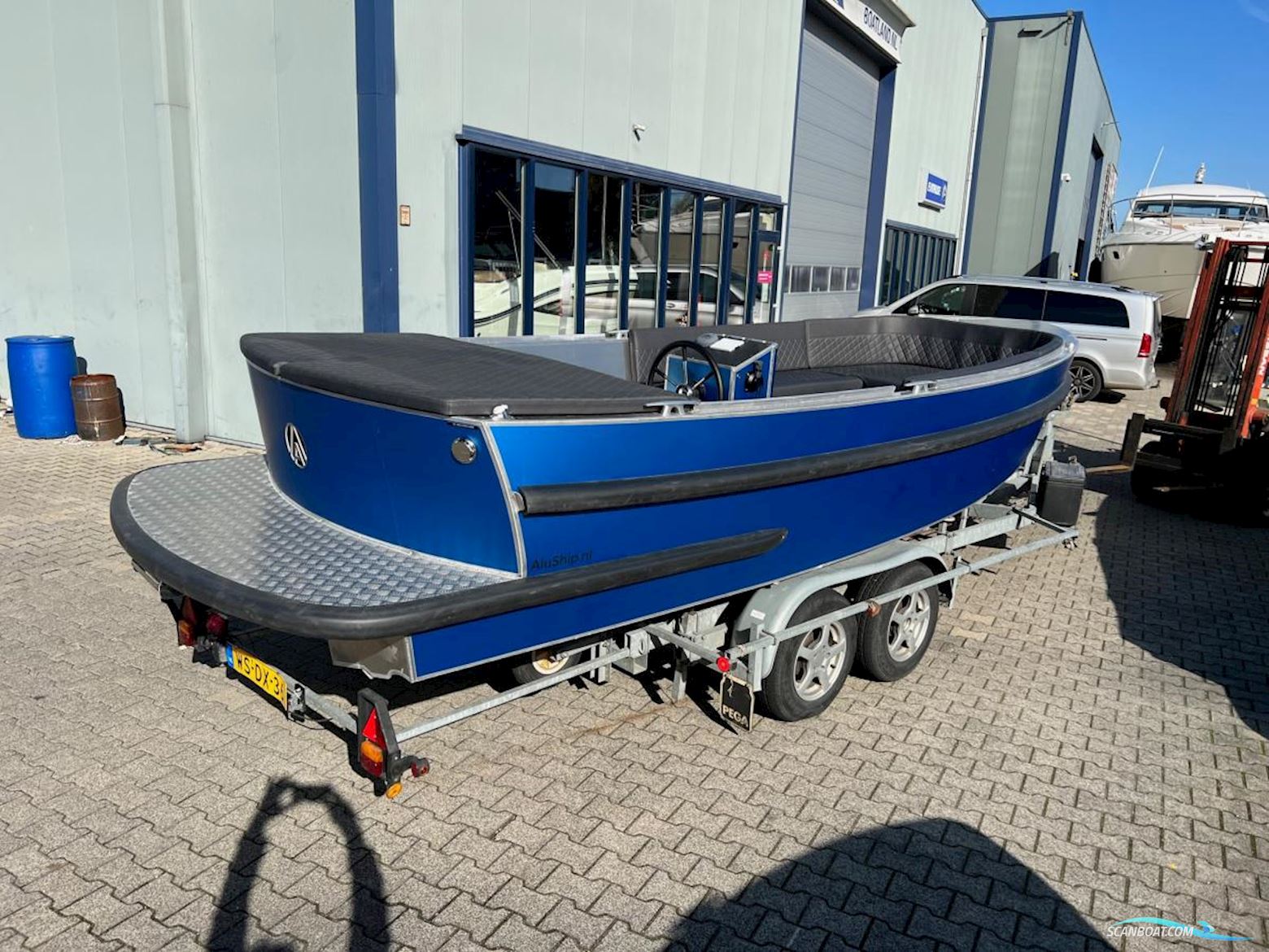 Aluship E-Tender 650 (Electro) Motorboot 2025, mit E-Propulsion 6 KW Met 9 KW Lithium Accu motor, Niederlande