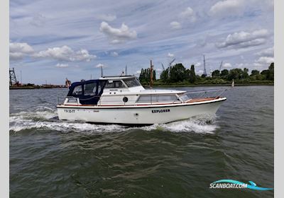 Amerglass 32 OK AK Motorboot 1973, mit Perkins 4.236 motor, Niederlande