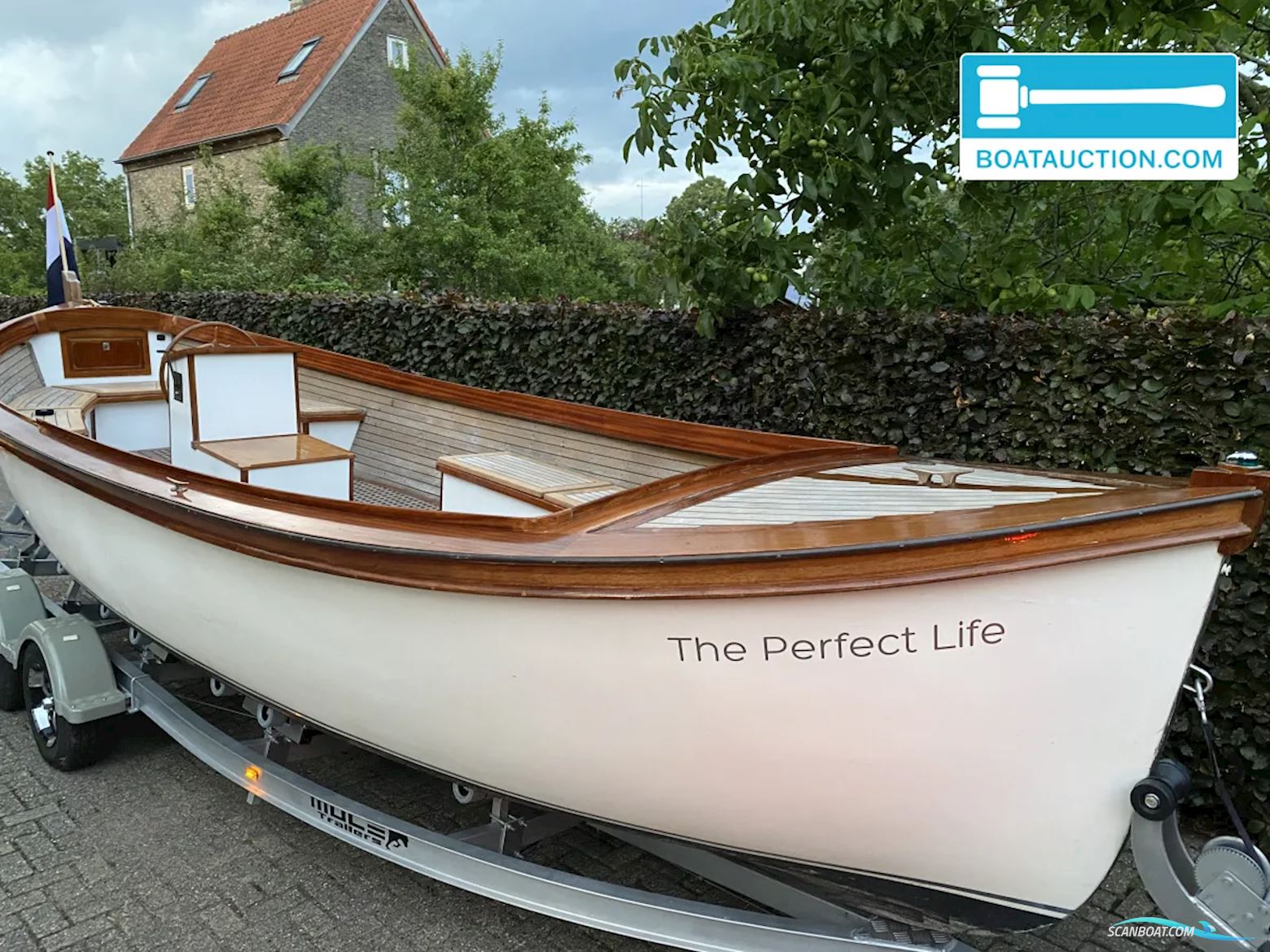 Amstelsloep 770 Motorboot , mit Volvo Penta motor, Niederlande