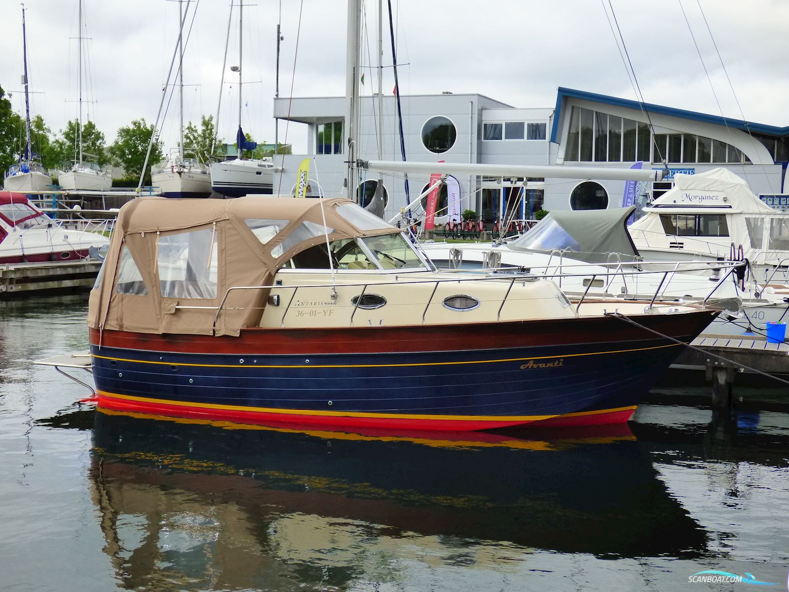 Antaris 900 Widebody Motorboot 2004, mit Steyr motor, Niederlande