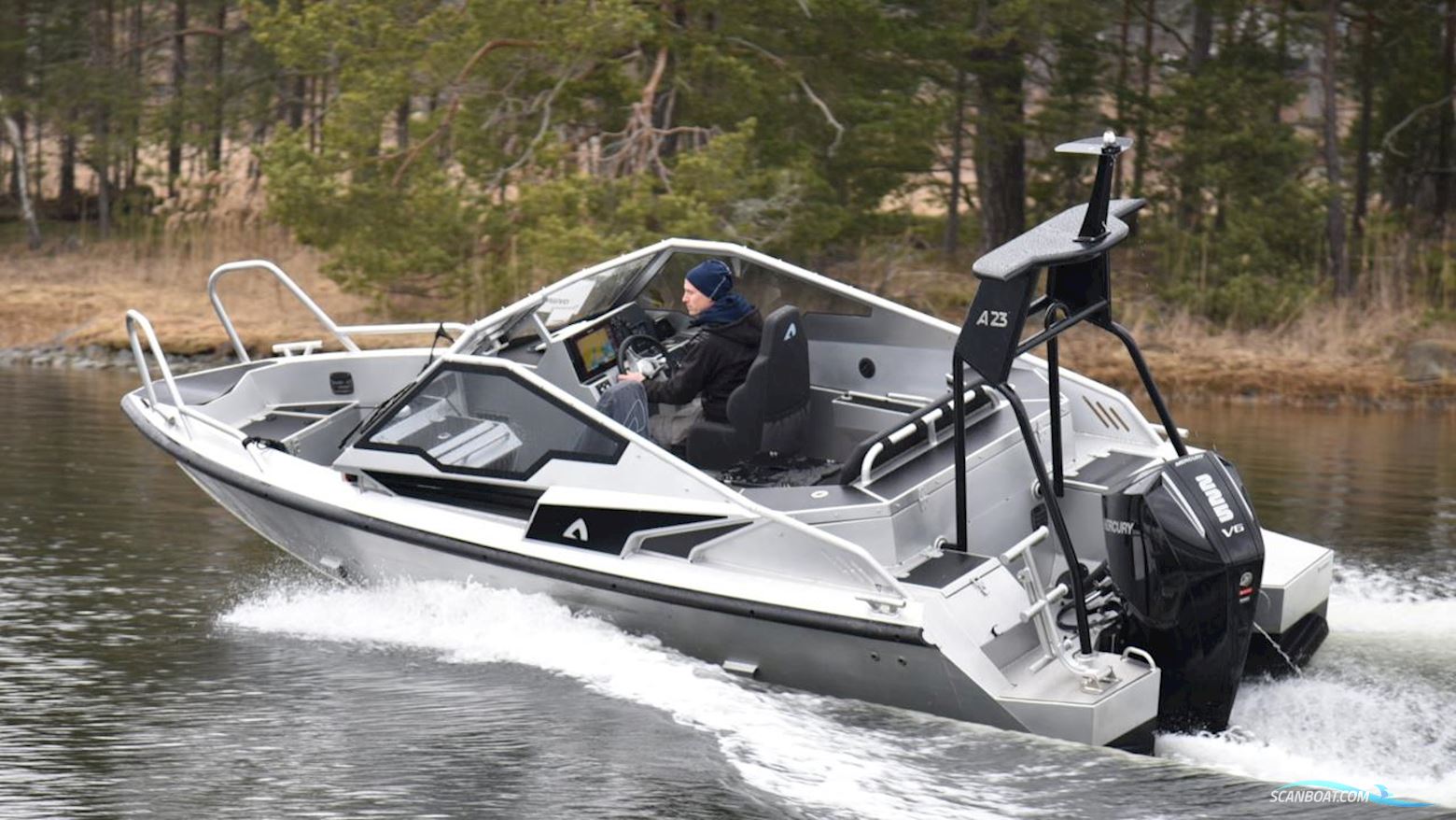 Anytec A23 Motorboot 2018, mit  Mercury motor, Sweden