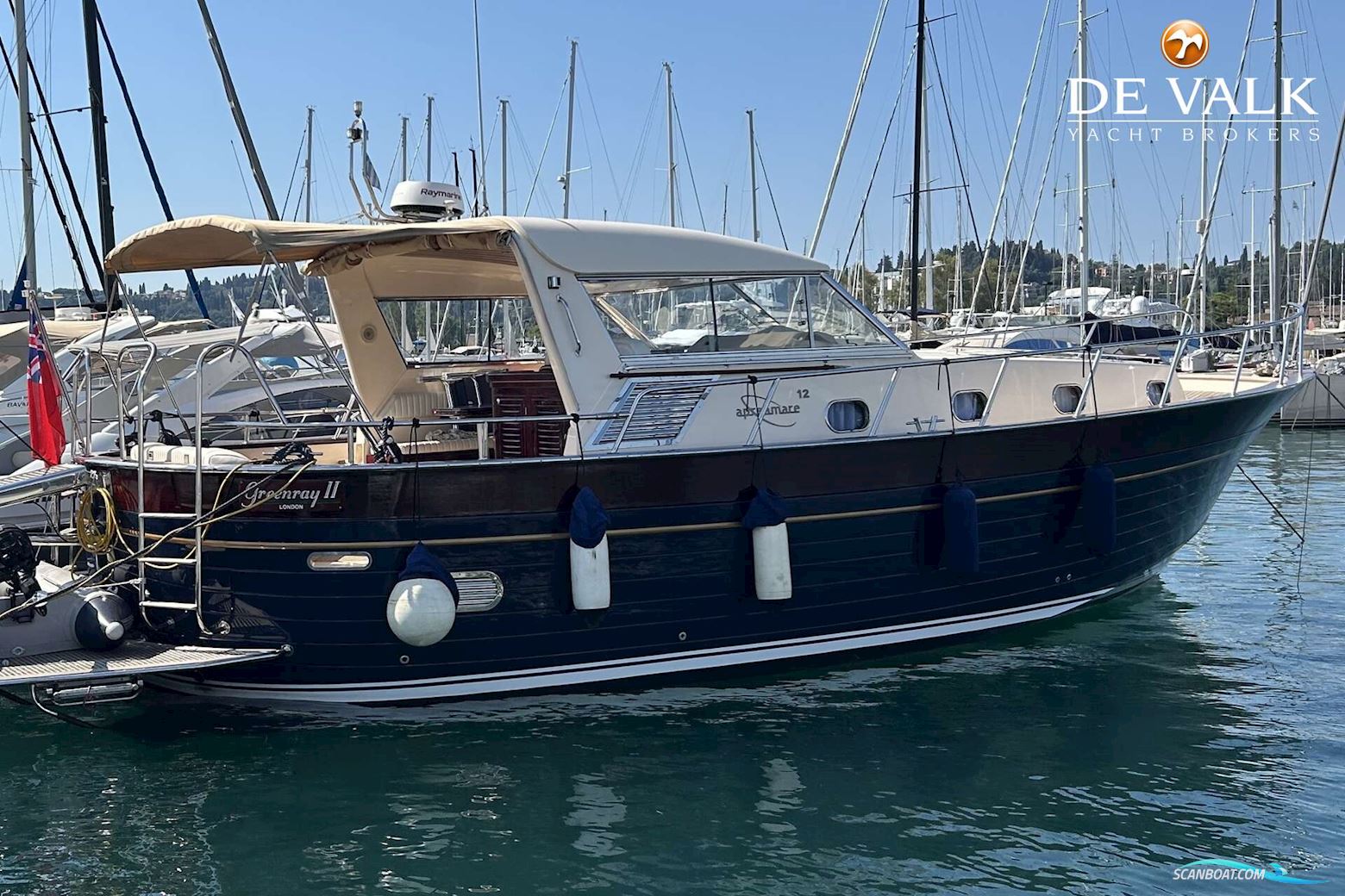 Apreamare 12 Cabinato Motorboot 2002, mit Volvo Penta motor, Griechenland