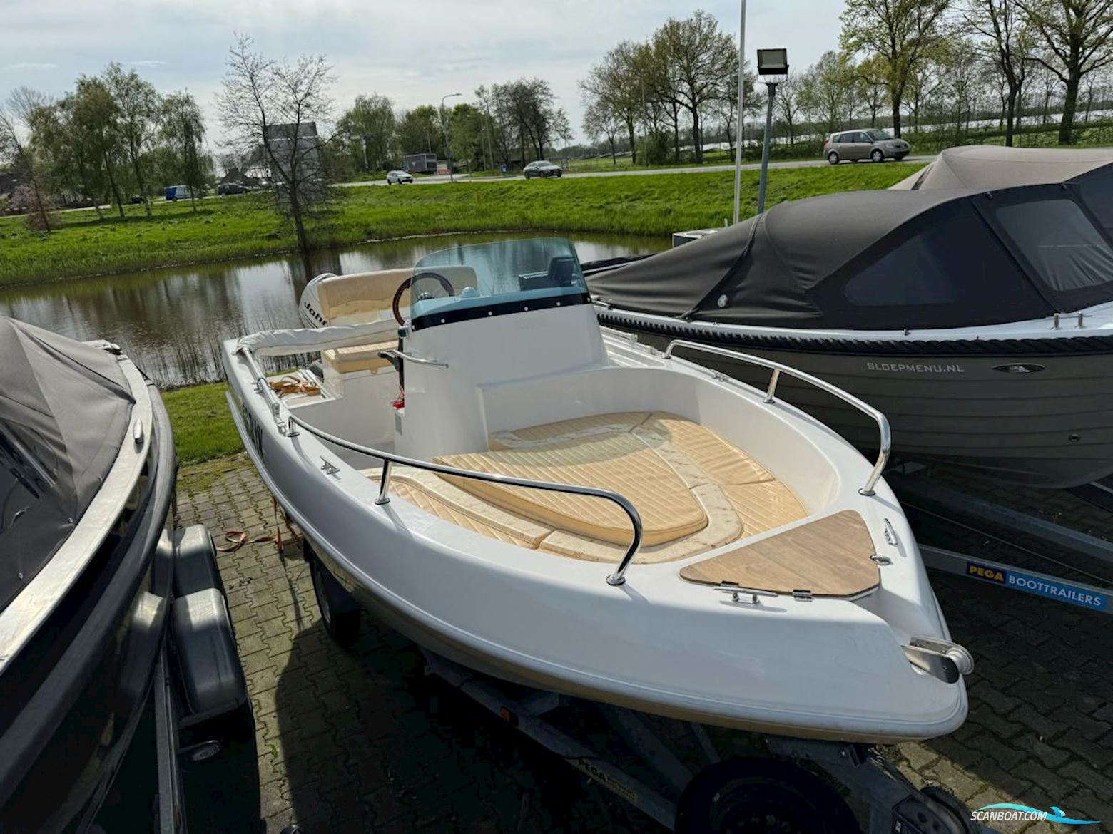 Aquamar Panaria Motorboot 2009, mit Johnson  motor, Niederlande