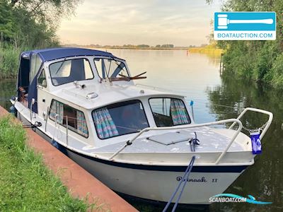 Aquanaut 750 Motorboot 1980, mit Peugeot motor, Niederlande