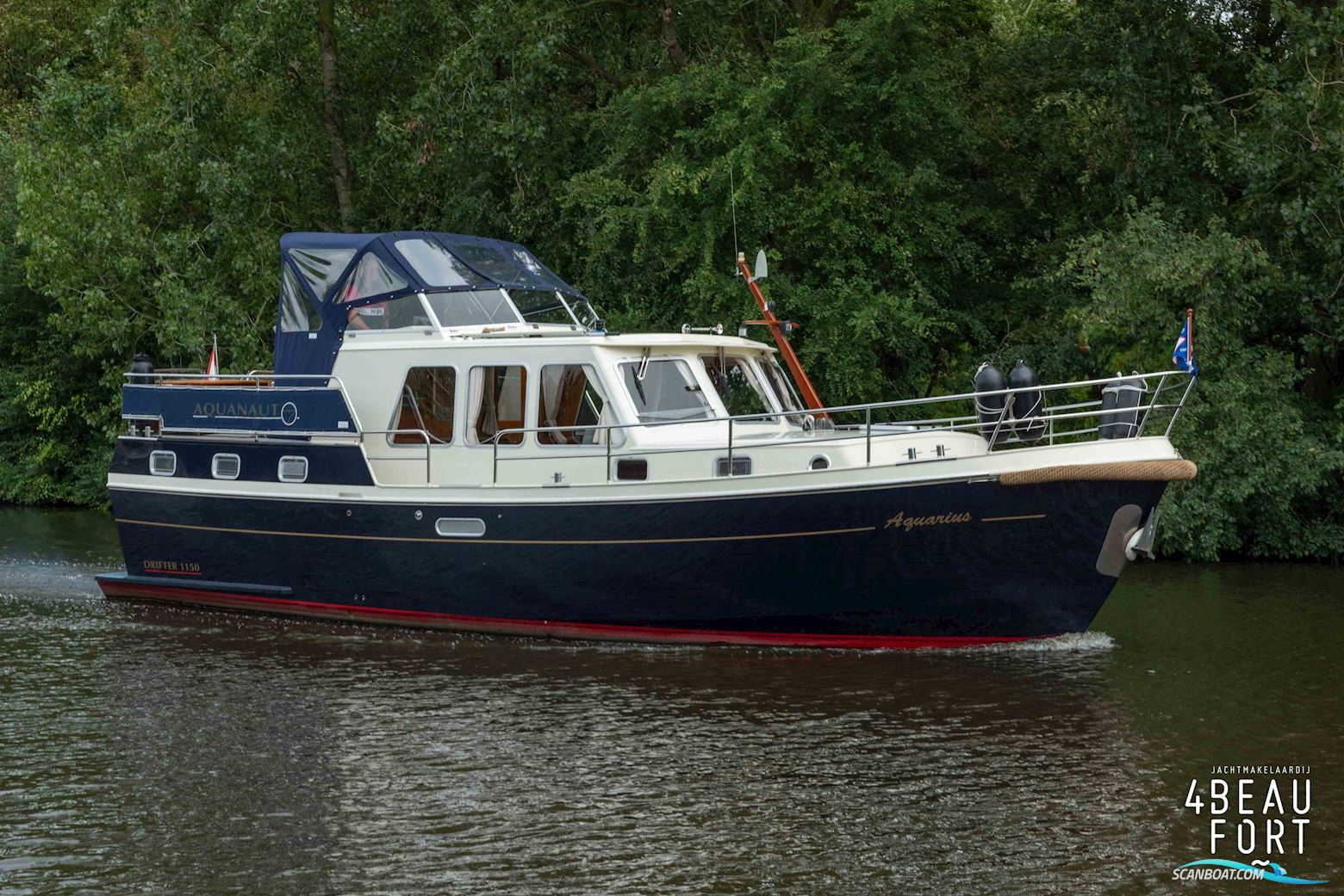 Aquanaut Drifter 1150 AK Motorboot 1995, mit Ford motor, Niederlande