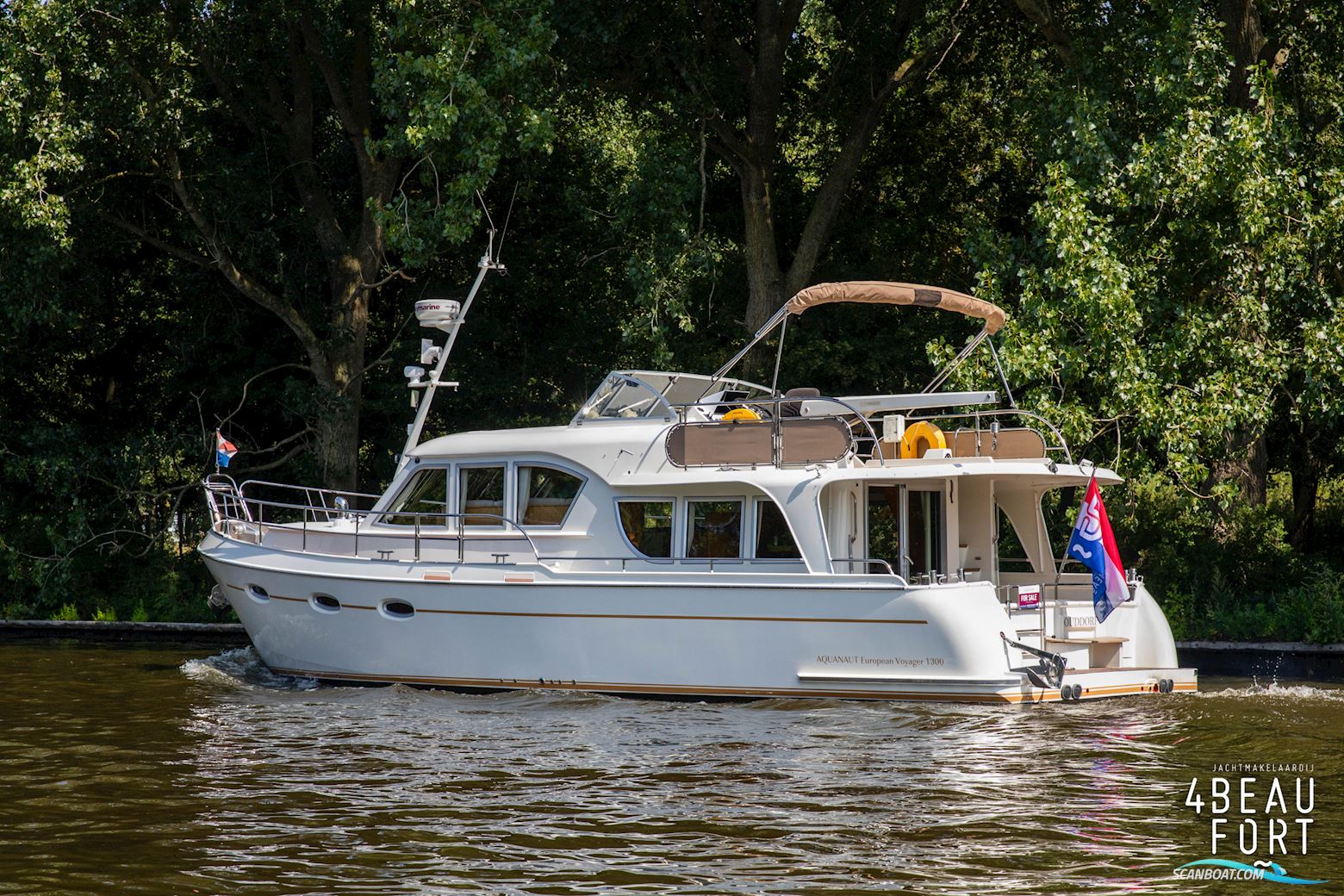 Aquanaut European Voyager 1300 II Admiraal Uitvoering Stabilisatoren