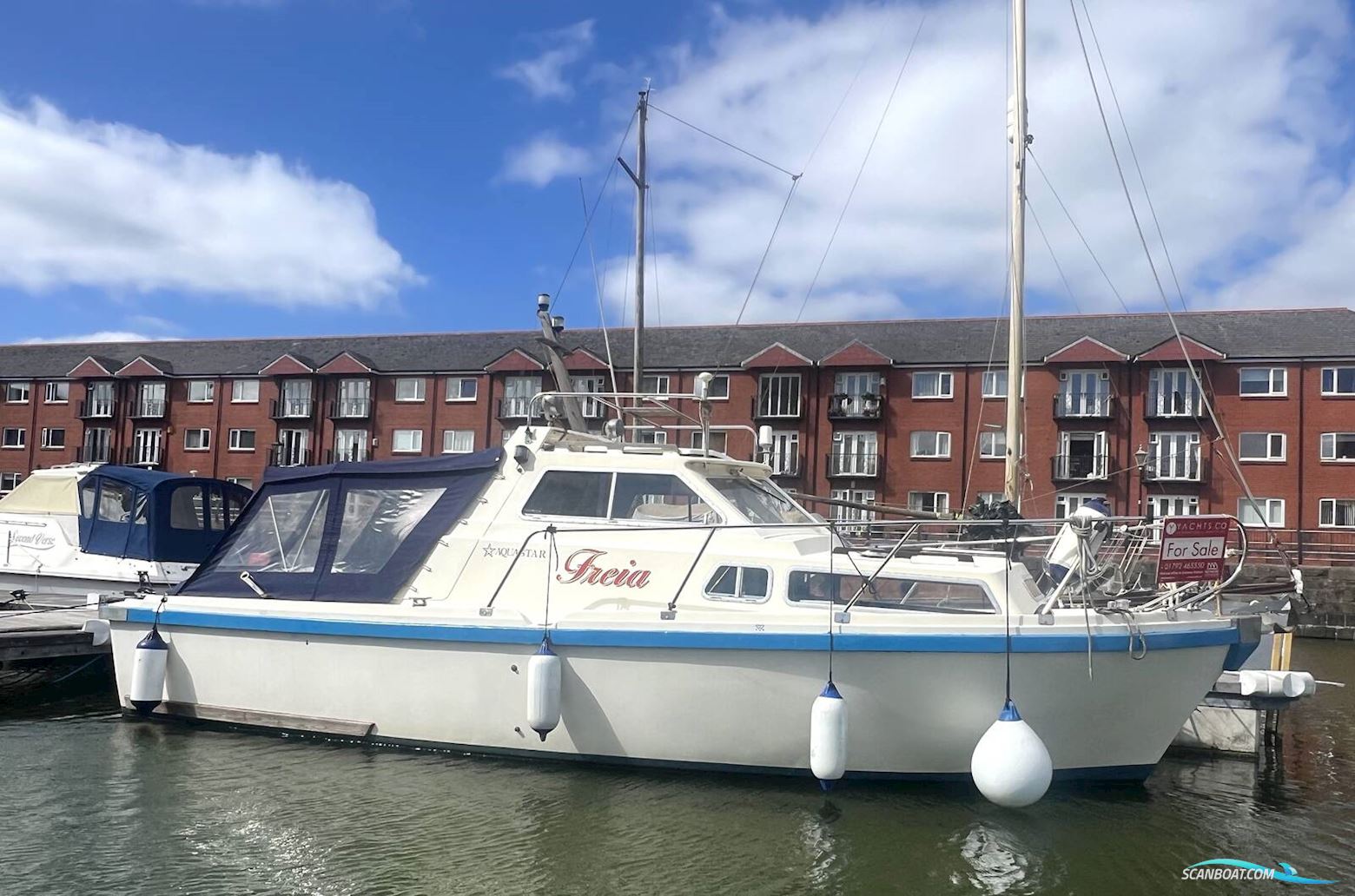 Aquastar 27 Motorboot 1980, mit Perkins motor, England