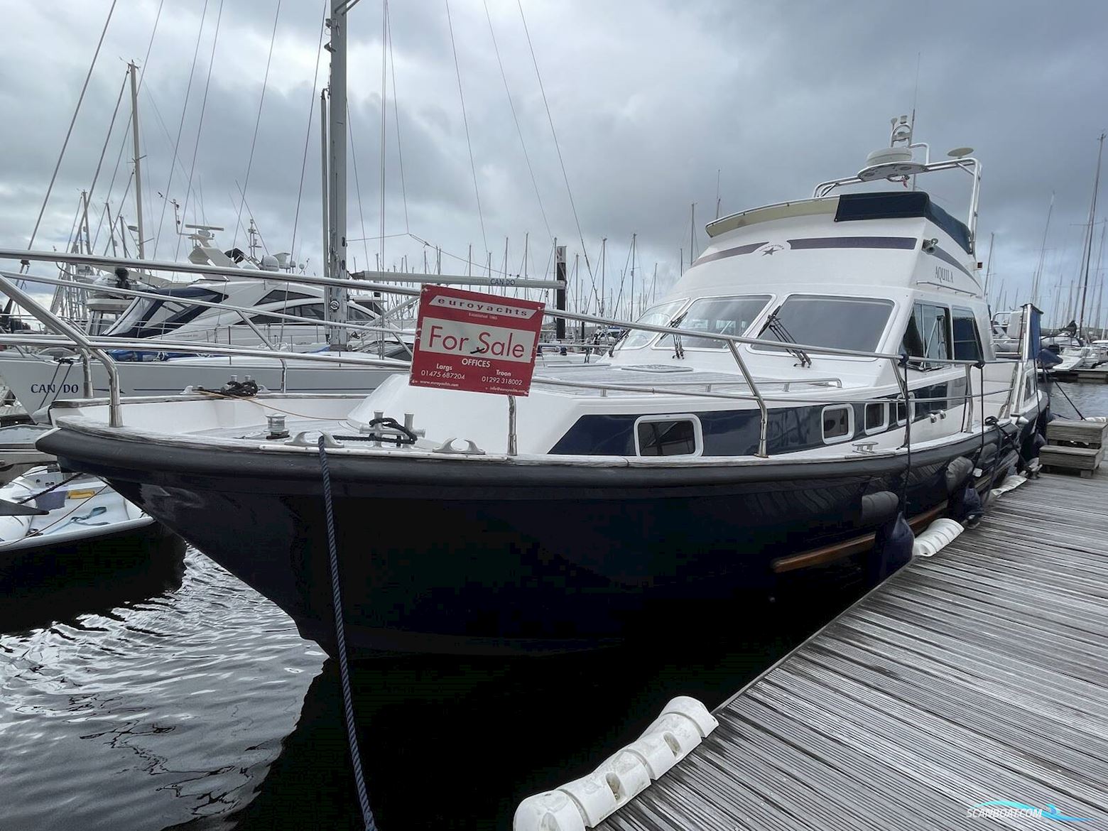 Aquastar 48 S Motorboot 2000, mit Volvo Penta motor, England
