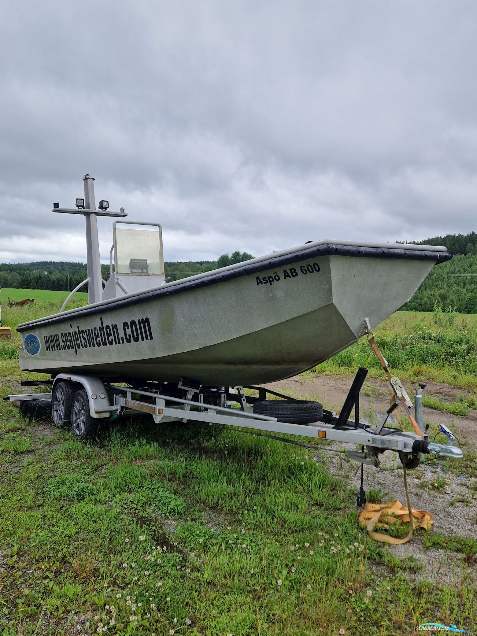Arbetsbåt Motorboot 2017, mit Jet Pac motor, Sweden