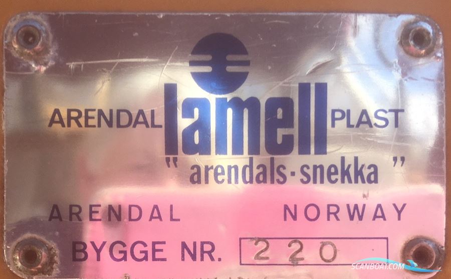 Arendal Snekke 21 Fod Motorboot 1979, mit 15 hk Volvo Penta motor, Dänemark