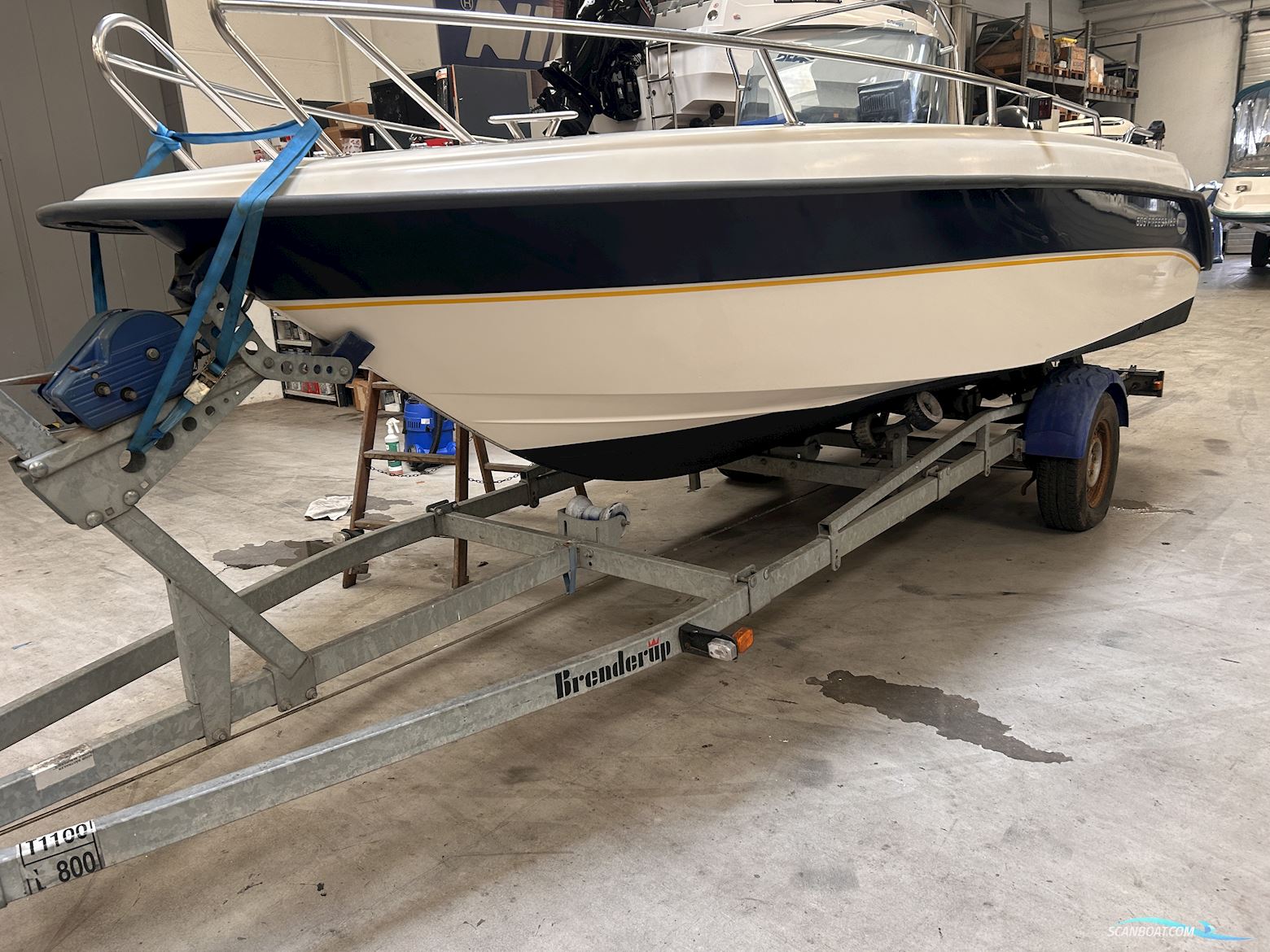 Askeladden 505 Freestyle Motorboot 2005, mit Mercury 100 hk 4-Takt motor, Dänemark