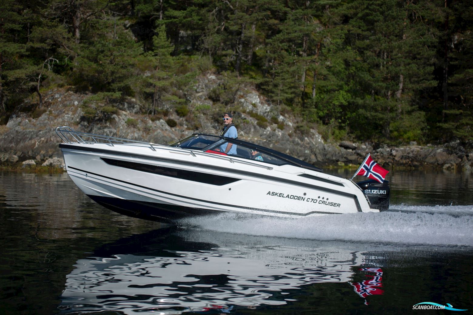 Askeladden C70 Cruiser Motorboot 2025, mit Mercury motor, Dänemark