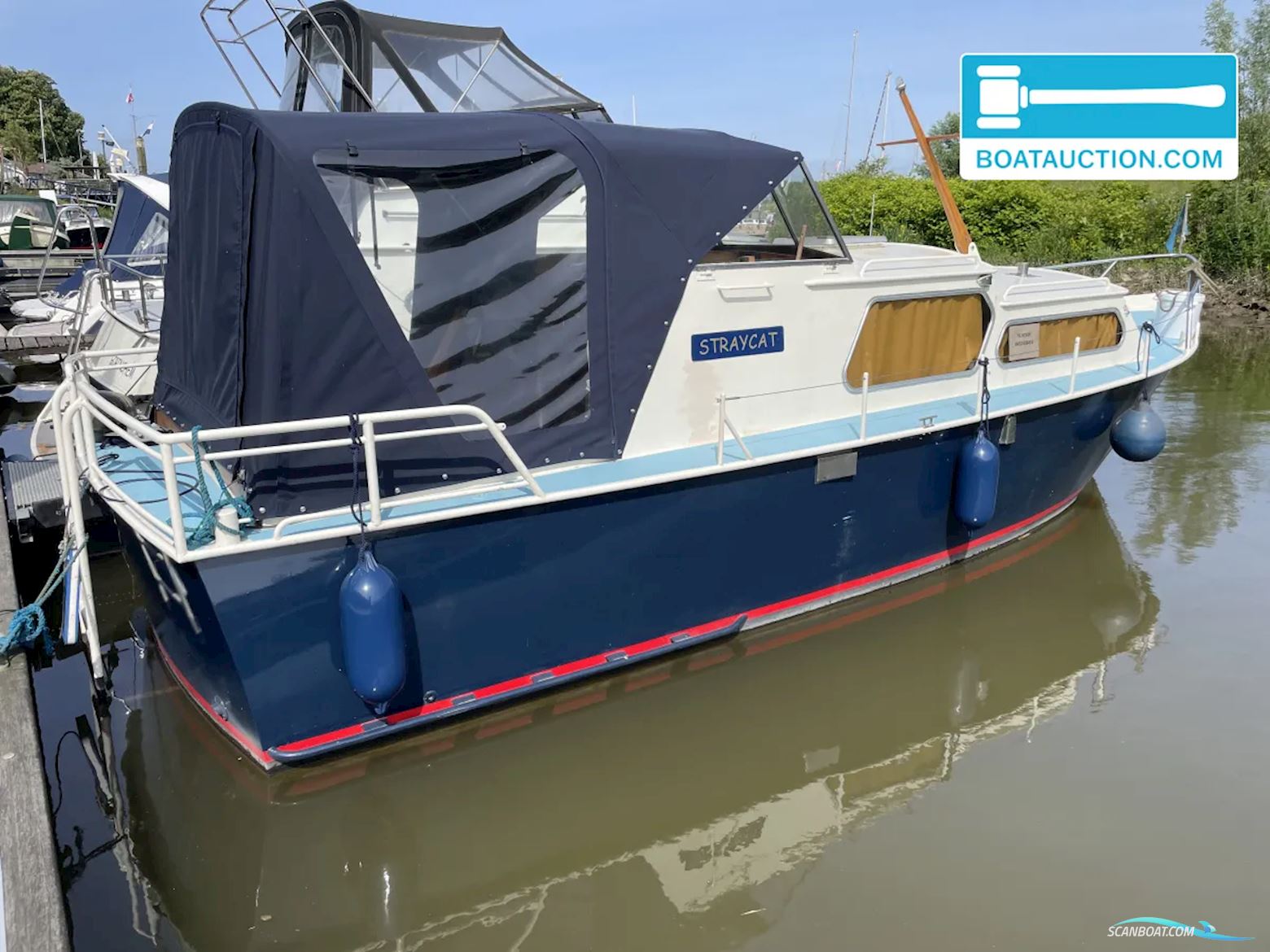 Assemakruiser 900 Motorboot 1972, mit Peugeot motor, Niederlande