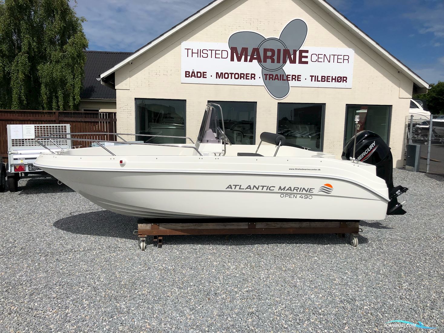 Atlantic 490 Open - Mercury F60 og Udstyr Motorboot 2026, mit Mercury motor, Dänemark