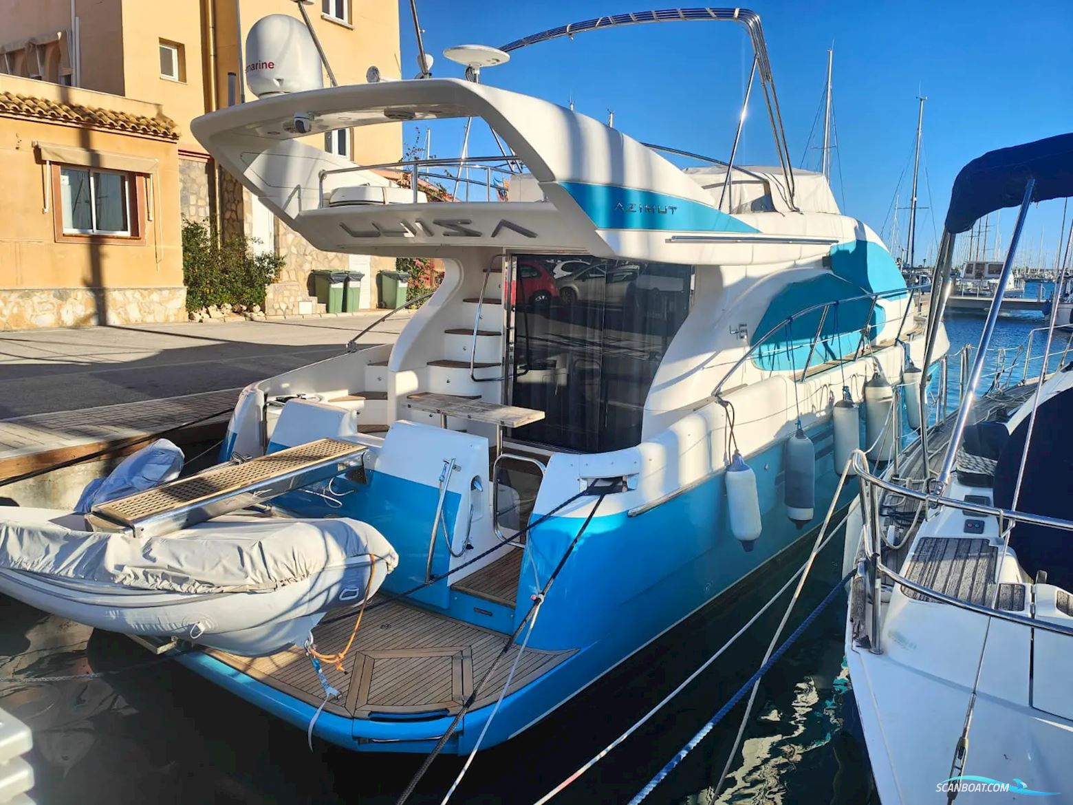 Azimut 46E Motorboot 2007, mit Carterpillar motor, Spanien