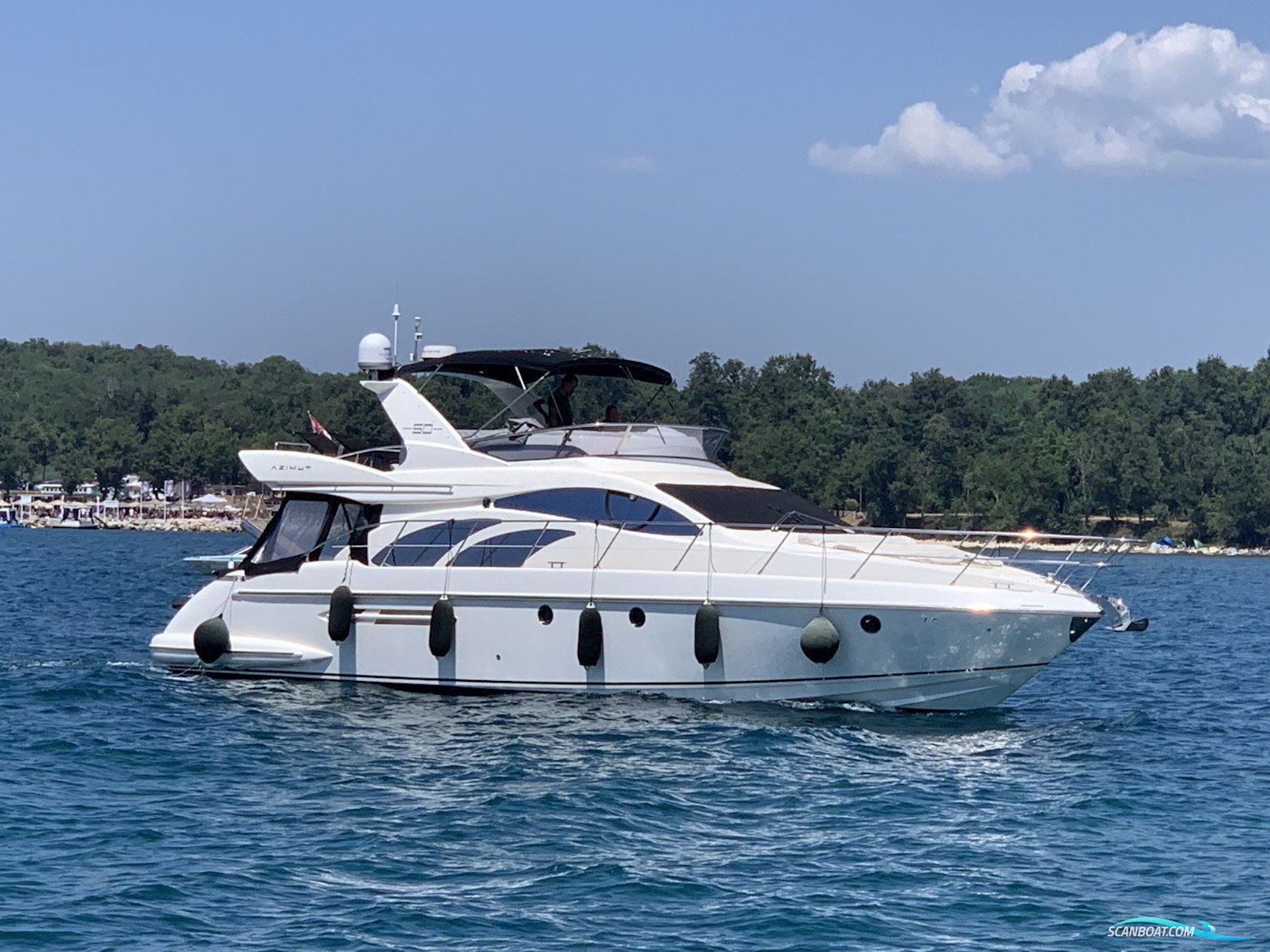 Azimut 50 FLY 2 KABINEN Motorboot 2007, mit CATERPILLAR C 12 motor, Kroatien
