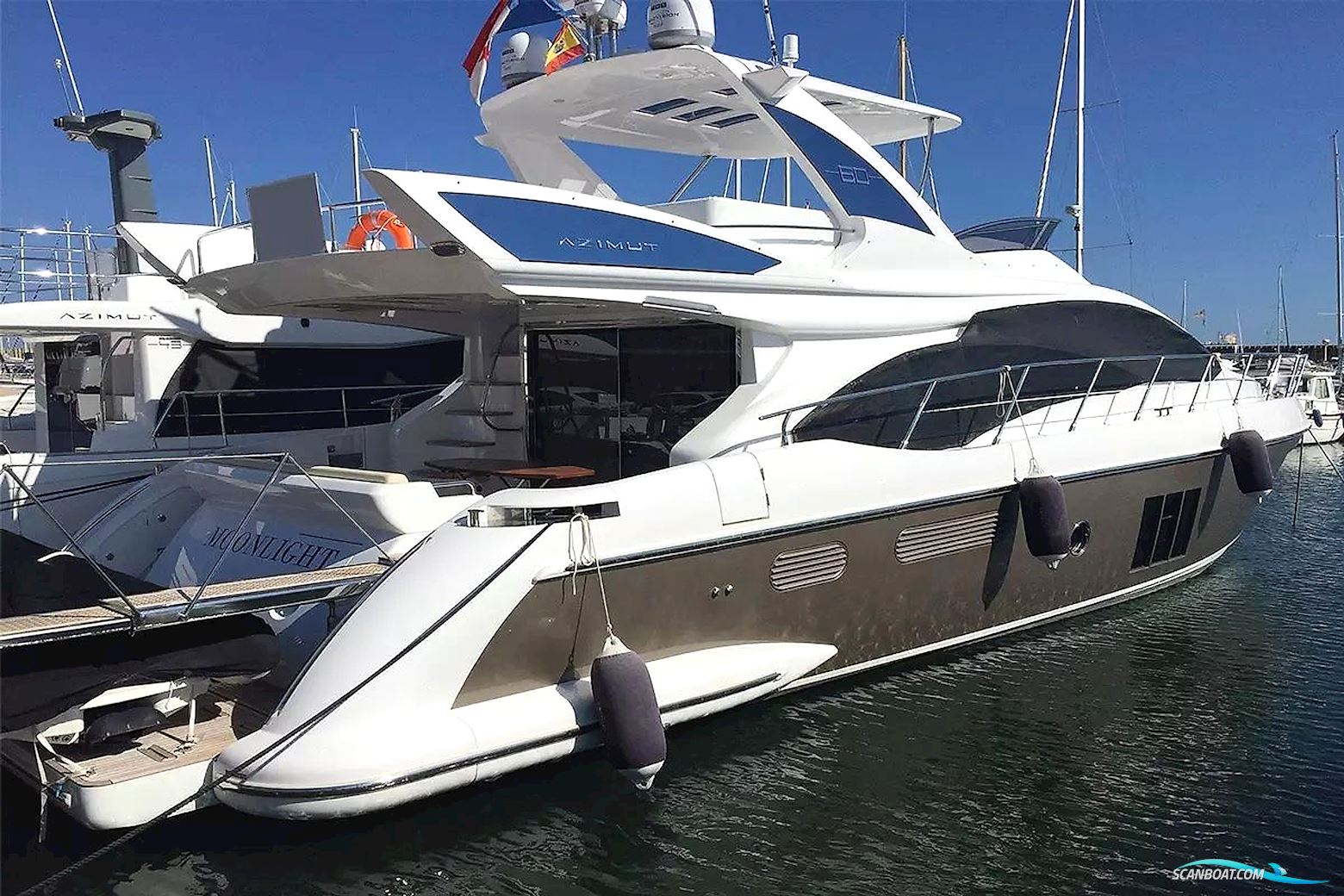 Azimut 60 Flybridge Motorboot 2017, mit Man motor, Frankreich